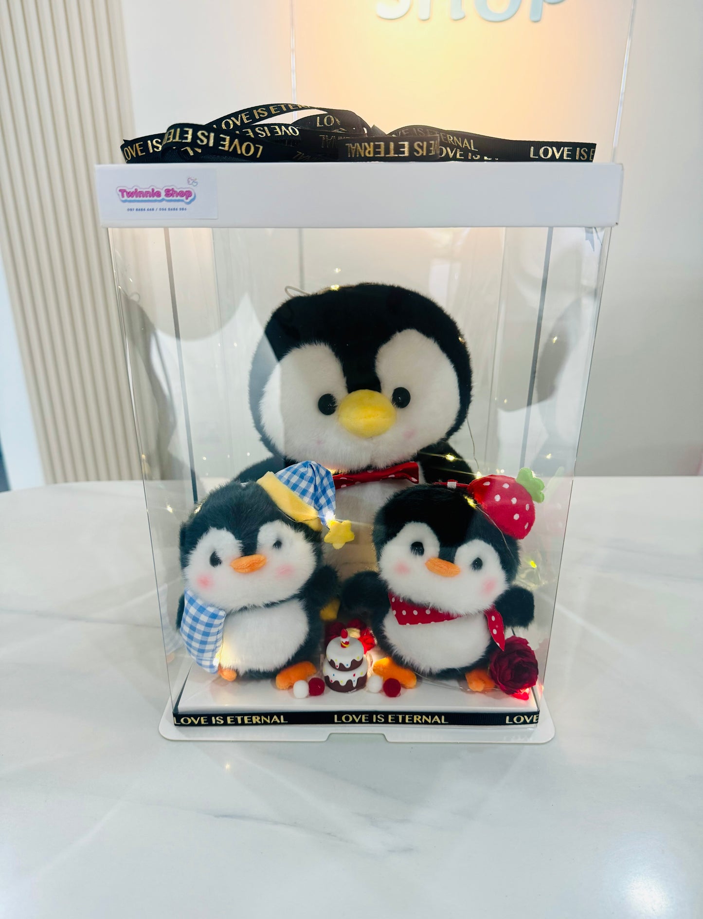 SRBK | Black penguin family set