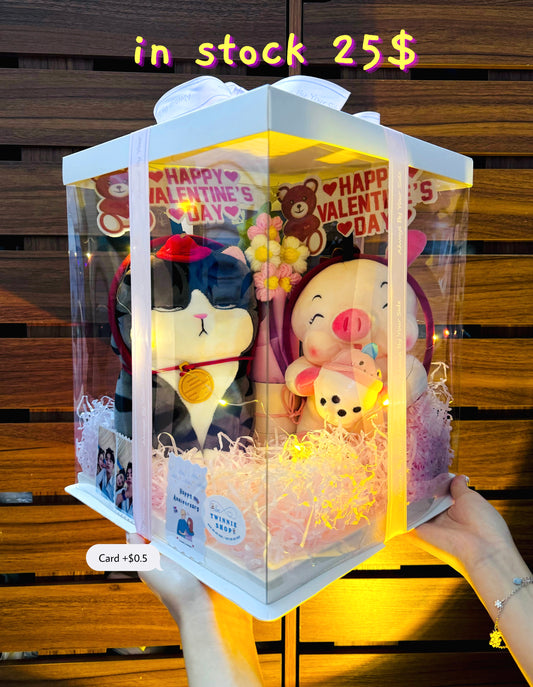 VLT | Couple flower valentine set