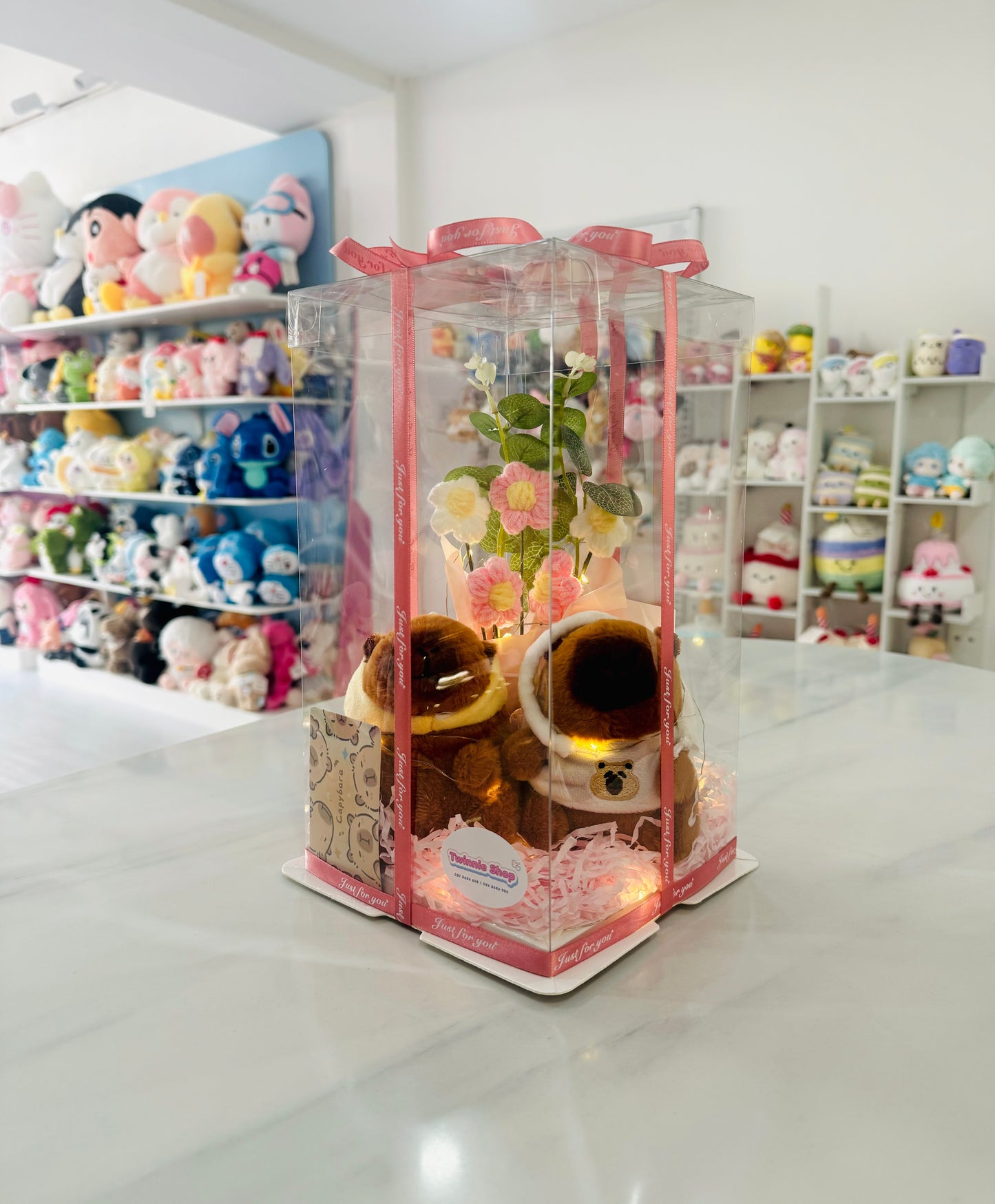 KCB | capybara keychain couple set