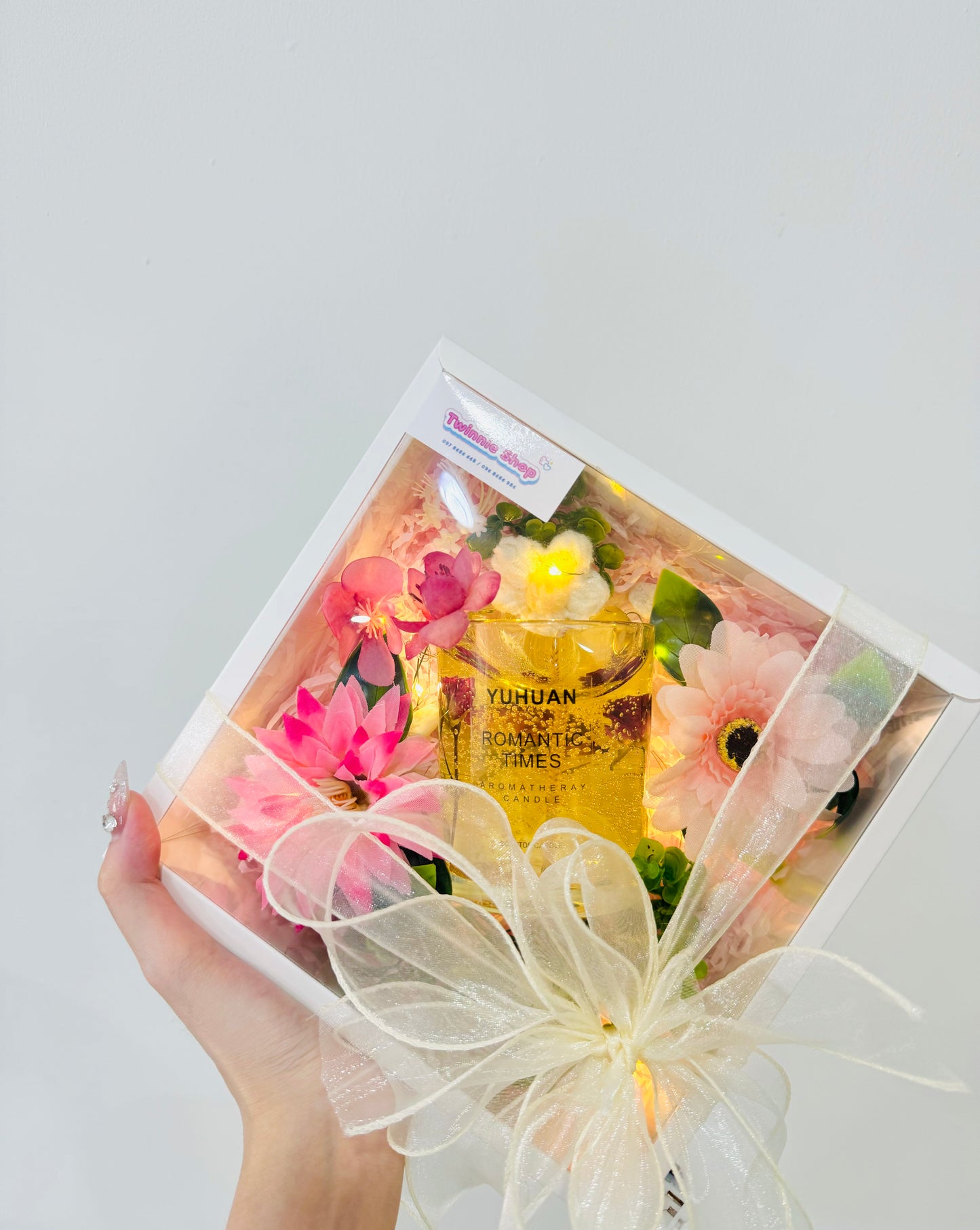 CD | Candle flower gift box