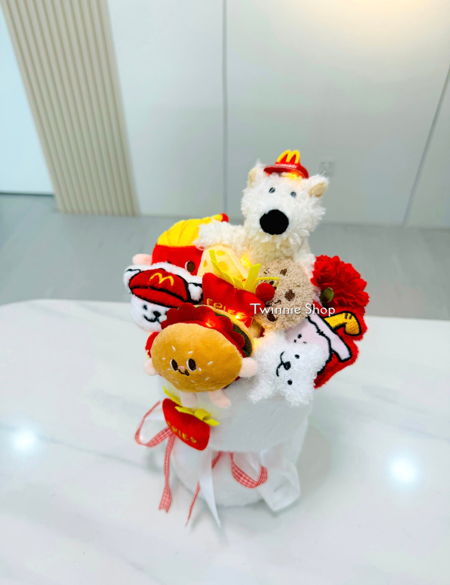 FW | French fries puppy white bunch