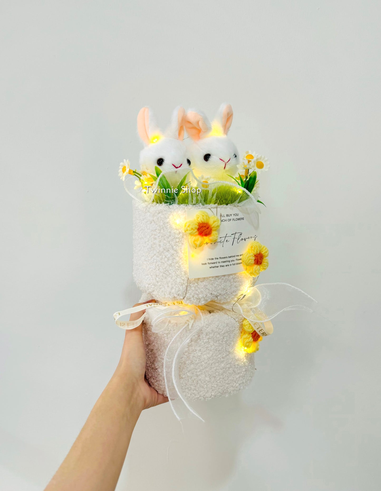 FC | Rabbit couple white bunch