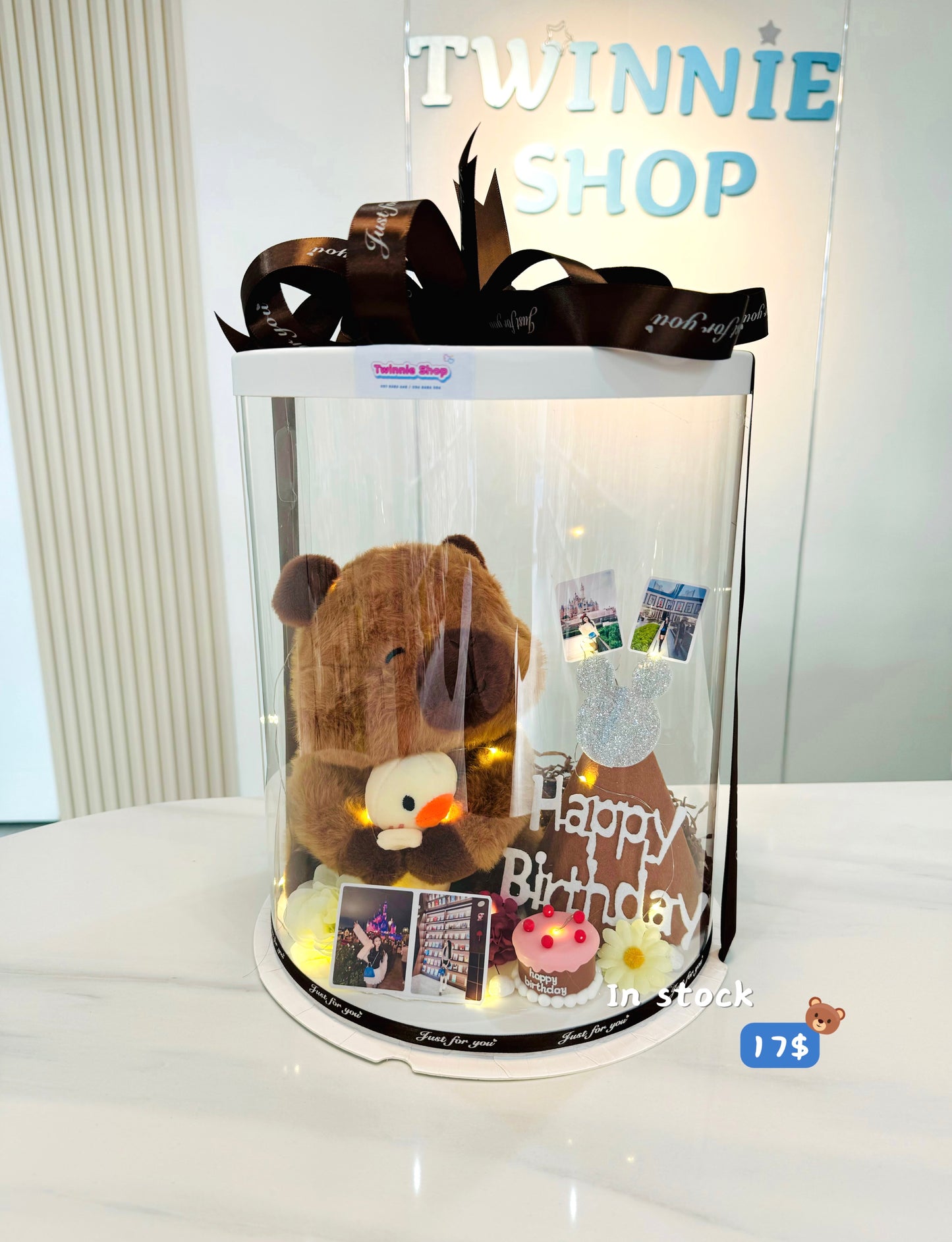 FWB | Capybara birthday flower set
