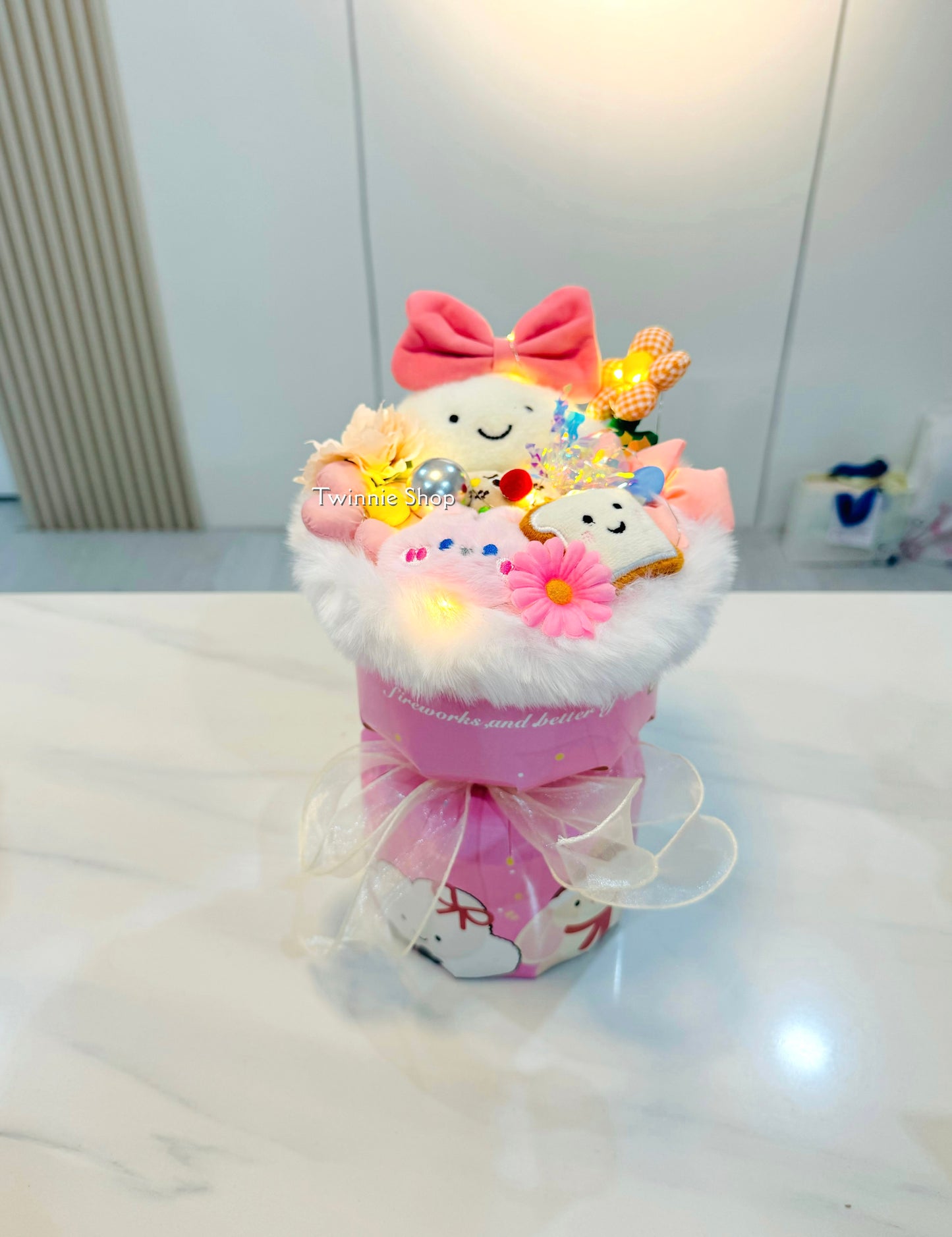 FW | Pink cloud flower bunch