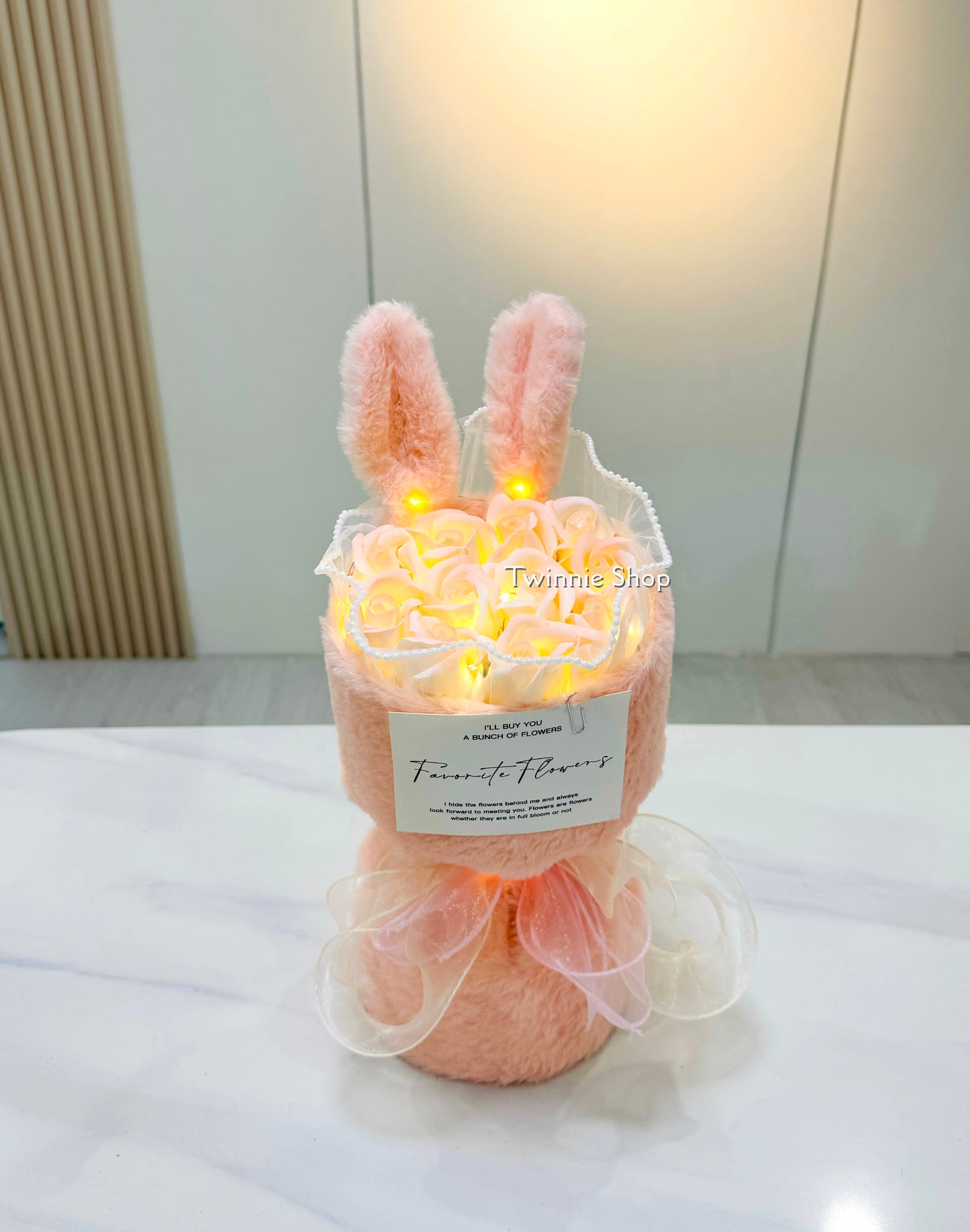 FW | Rose rabbit flower bunch