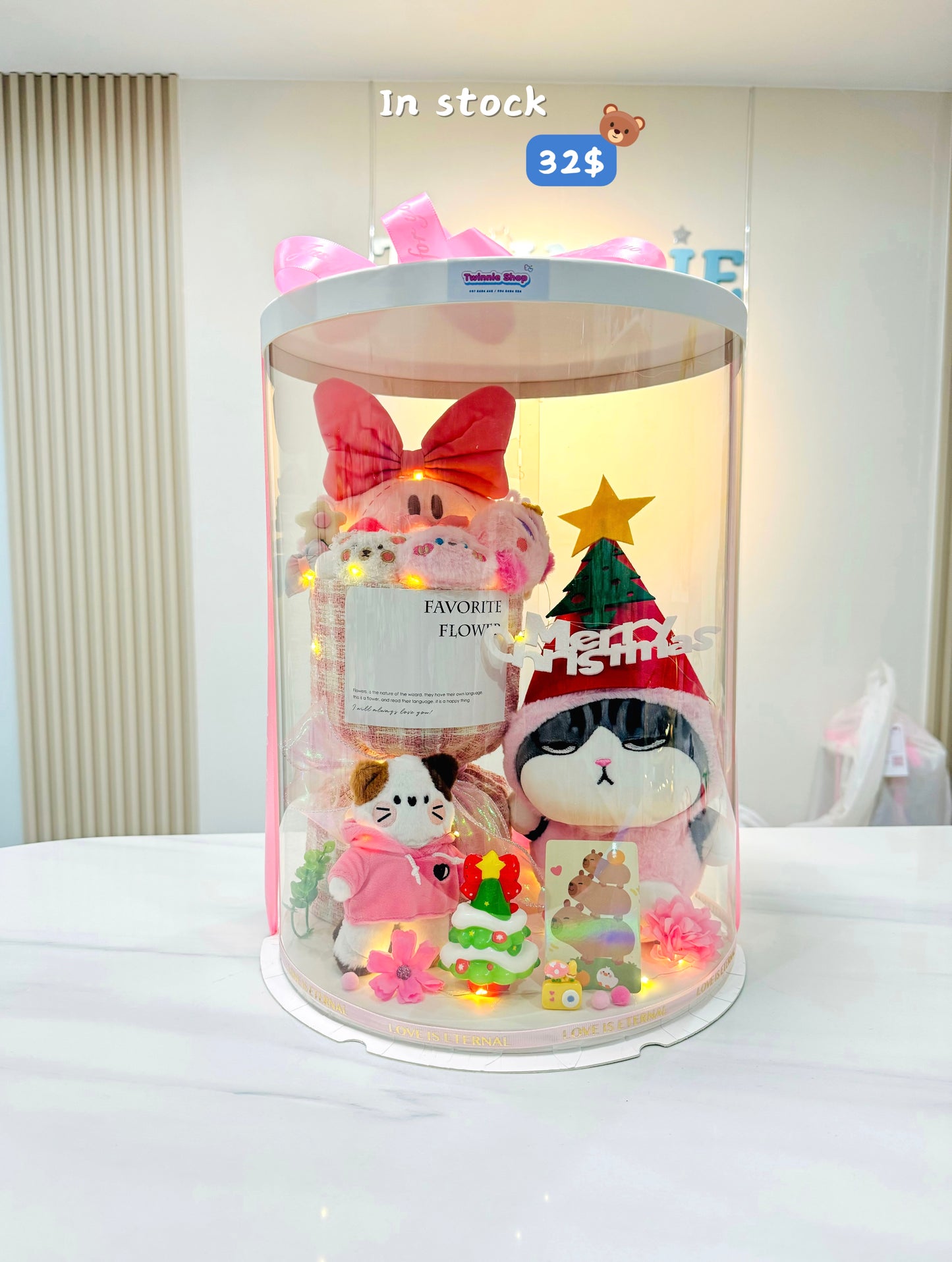 Xmas | Cat flower big set
