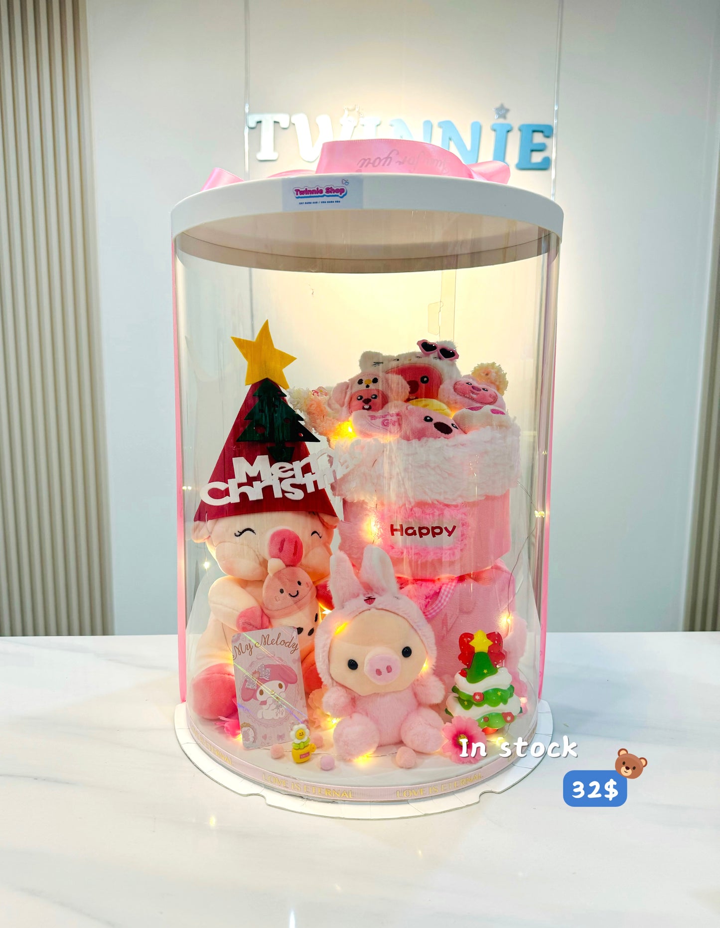 XMAS | Piggy flower Christmas set
