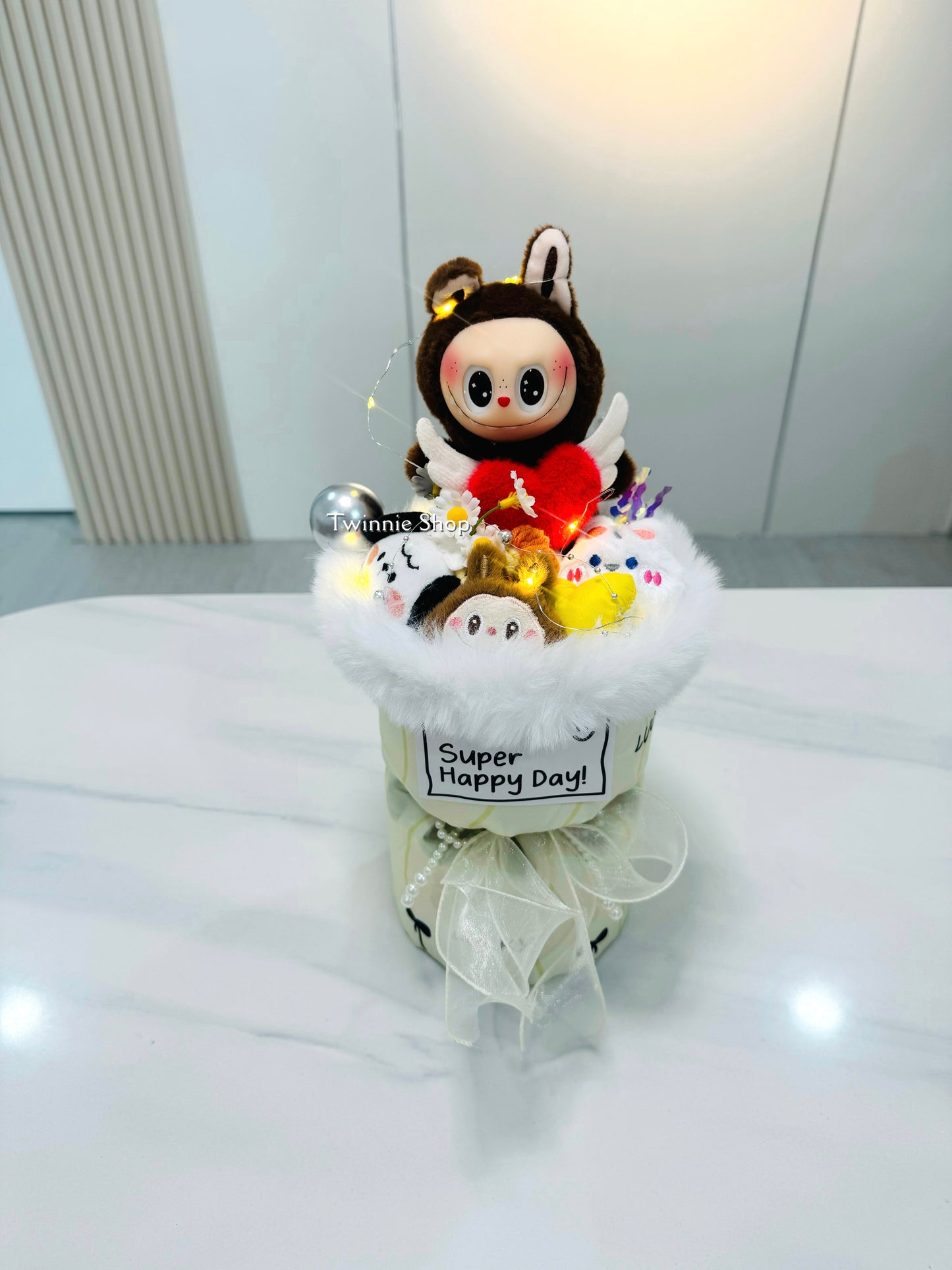 FW | Labubu brown flower bunch