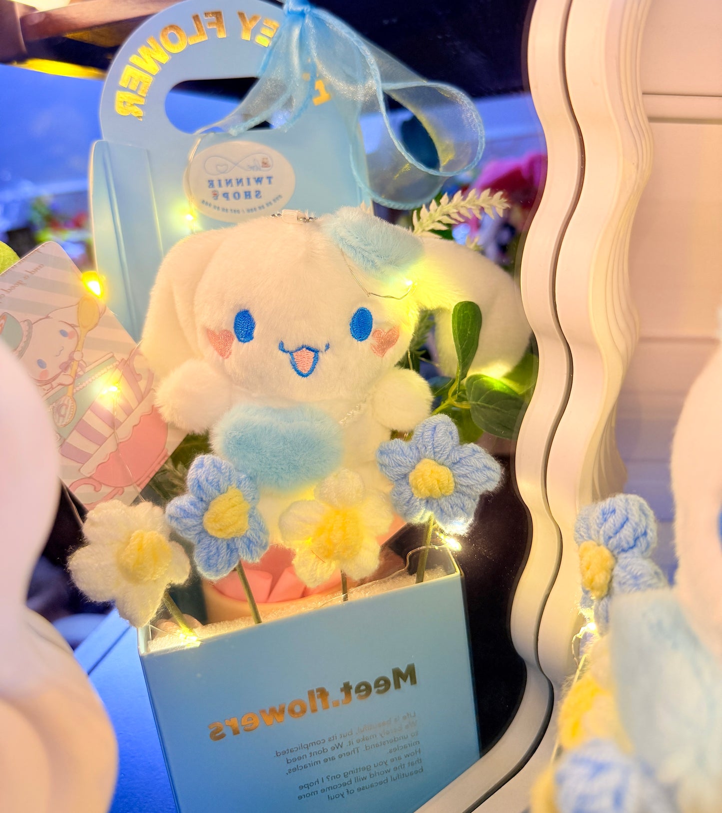 EVB | Cinamoroll keychain flower set