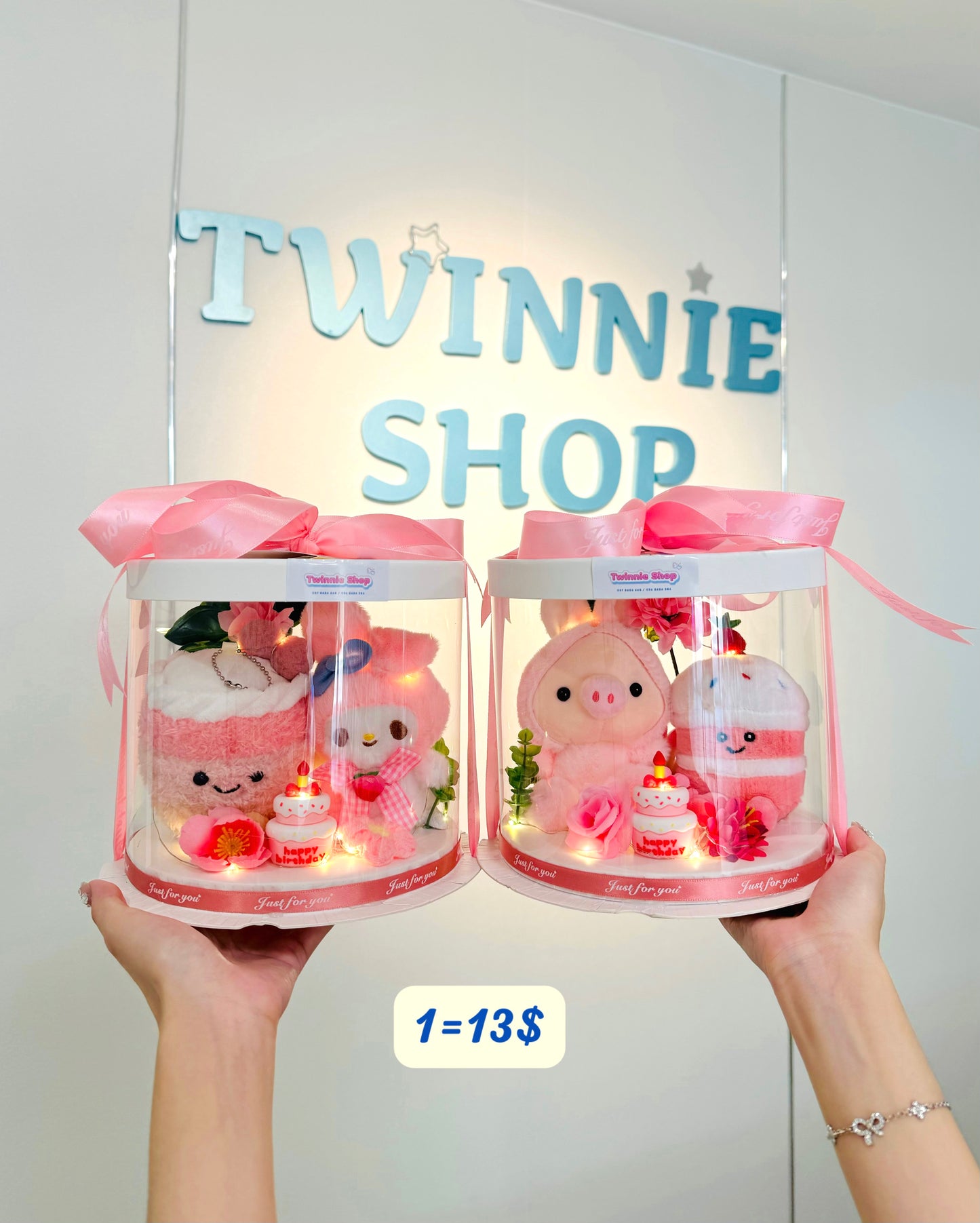 KCB | Pink couple birthday set