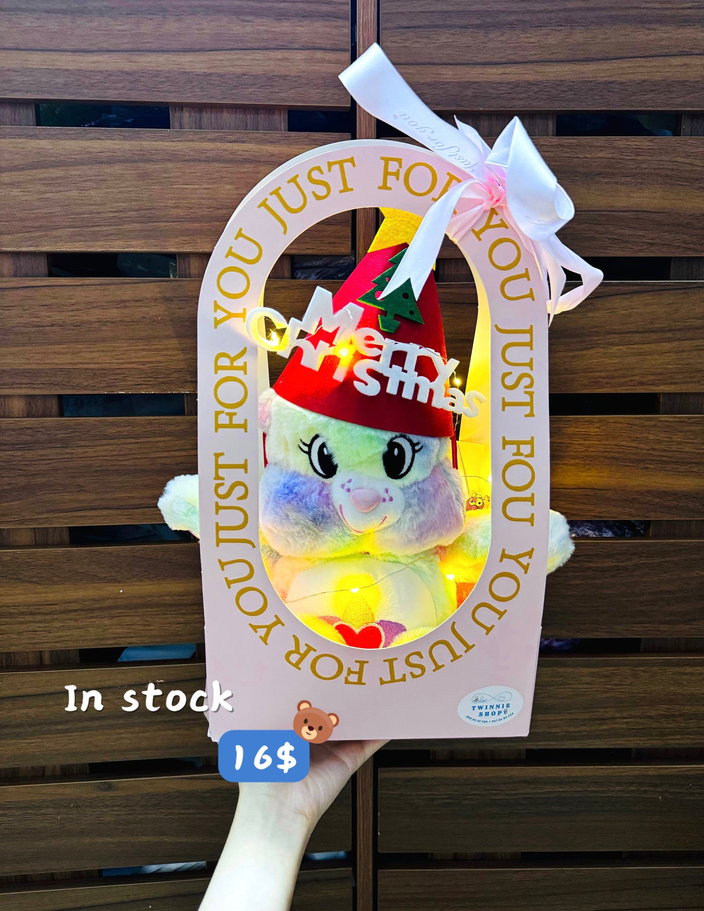 Xmas | Christmas care bear gift bag