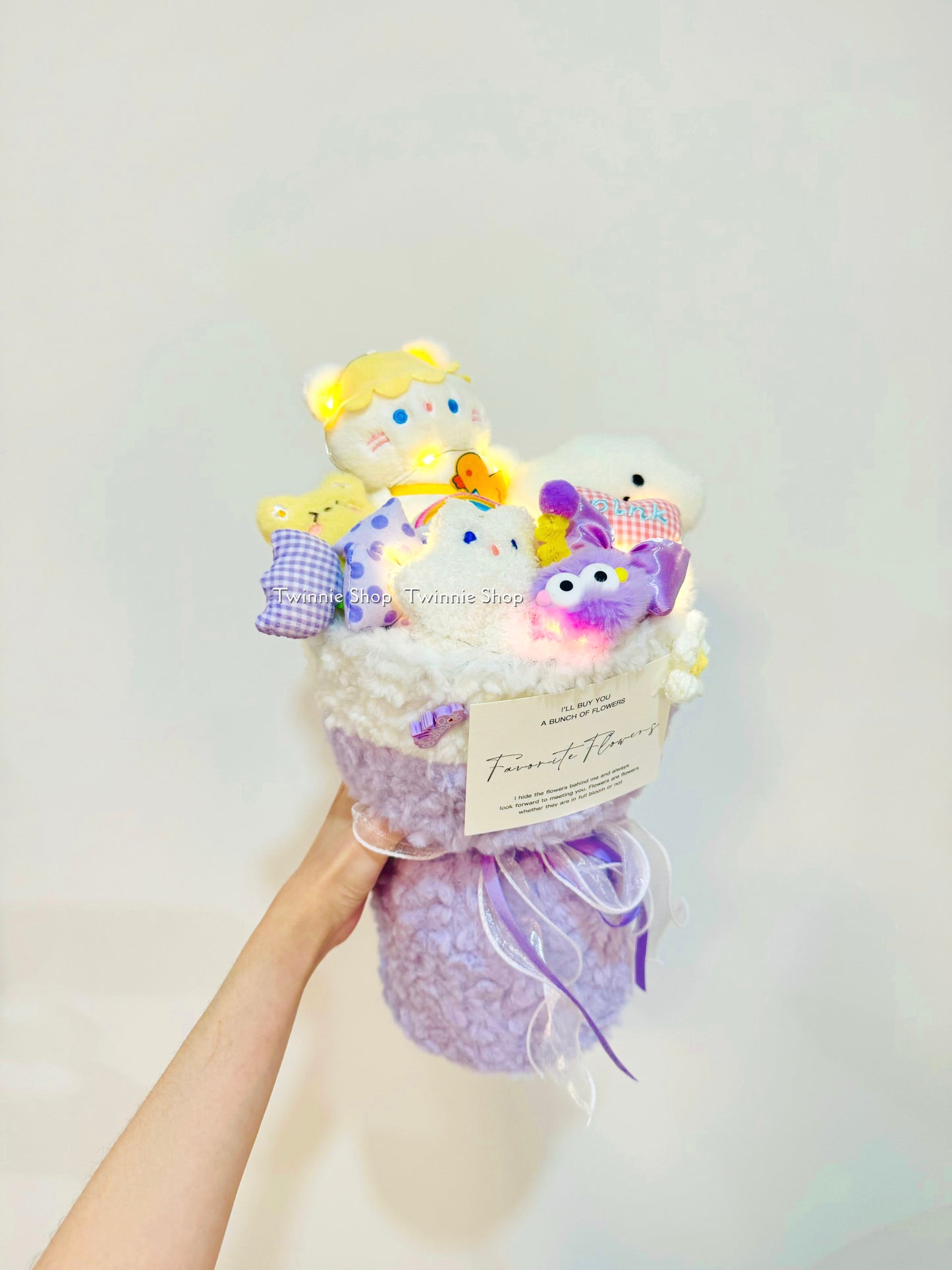 FW | Purple cat flower bunch
