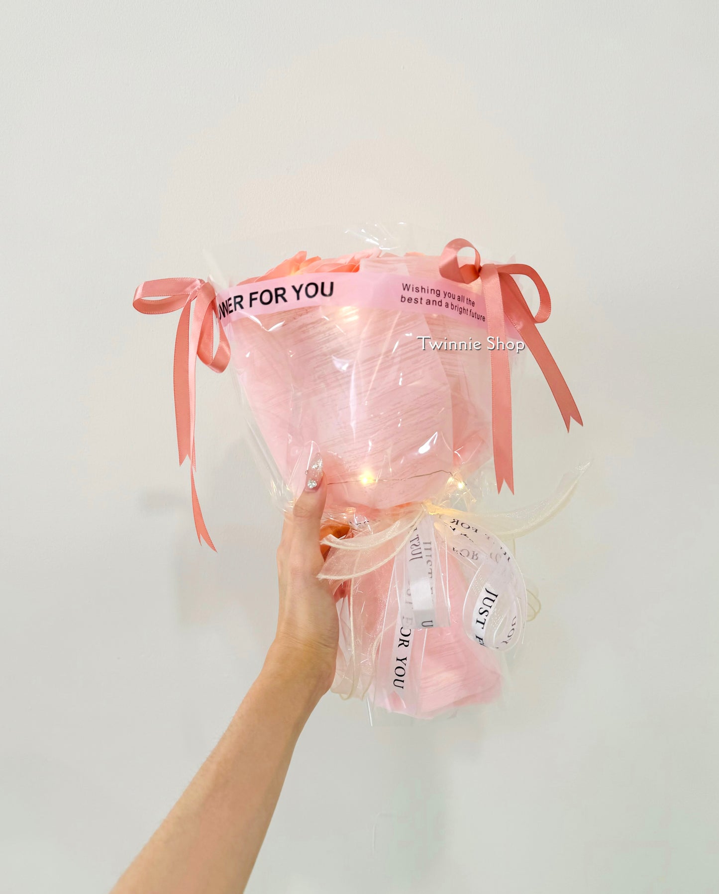 FW | Pink rose flower bunch