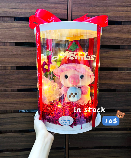 Xmas | Milk tea piggy set