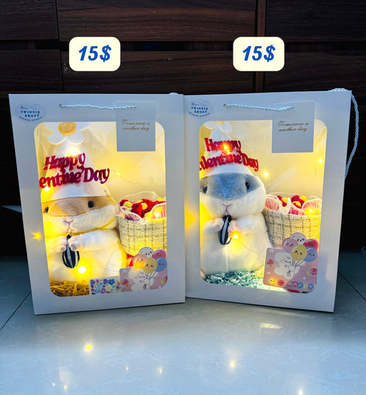 VLT | Hamster flower bunch gift bag