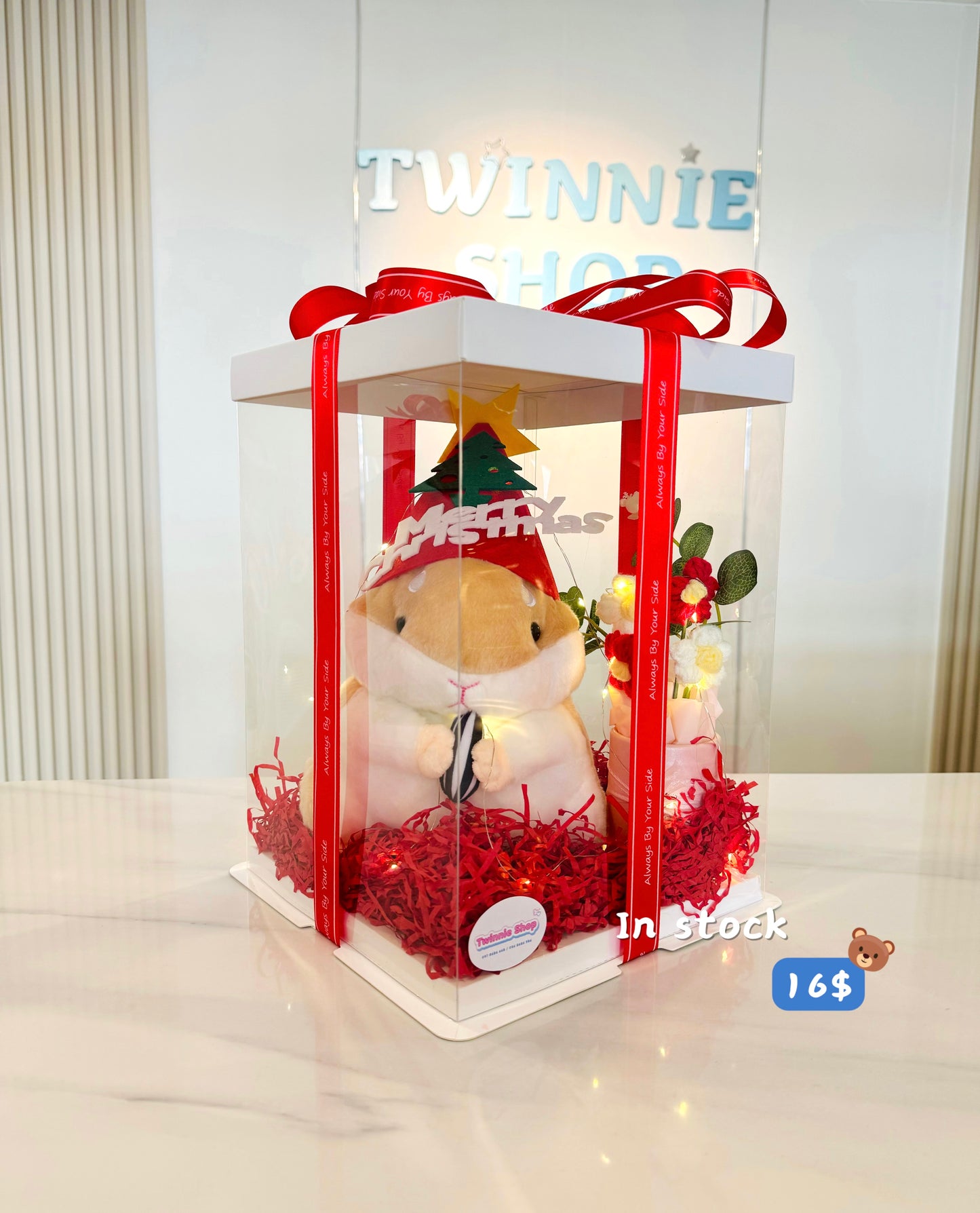 Xmas | Brown hamster gift set