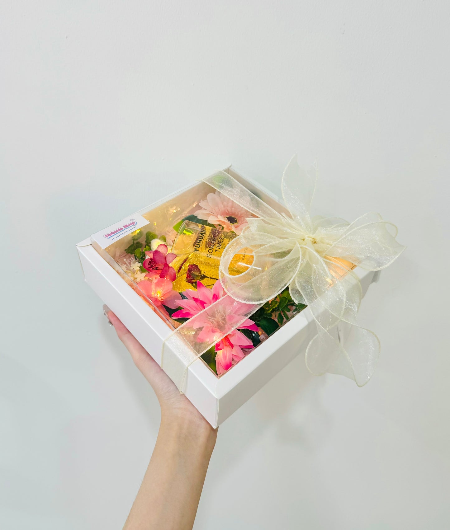 CD | Candle flower gift box