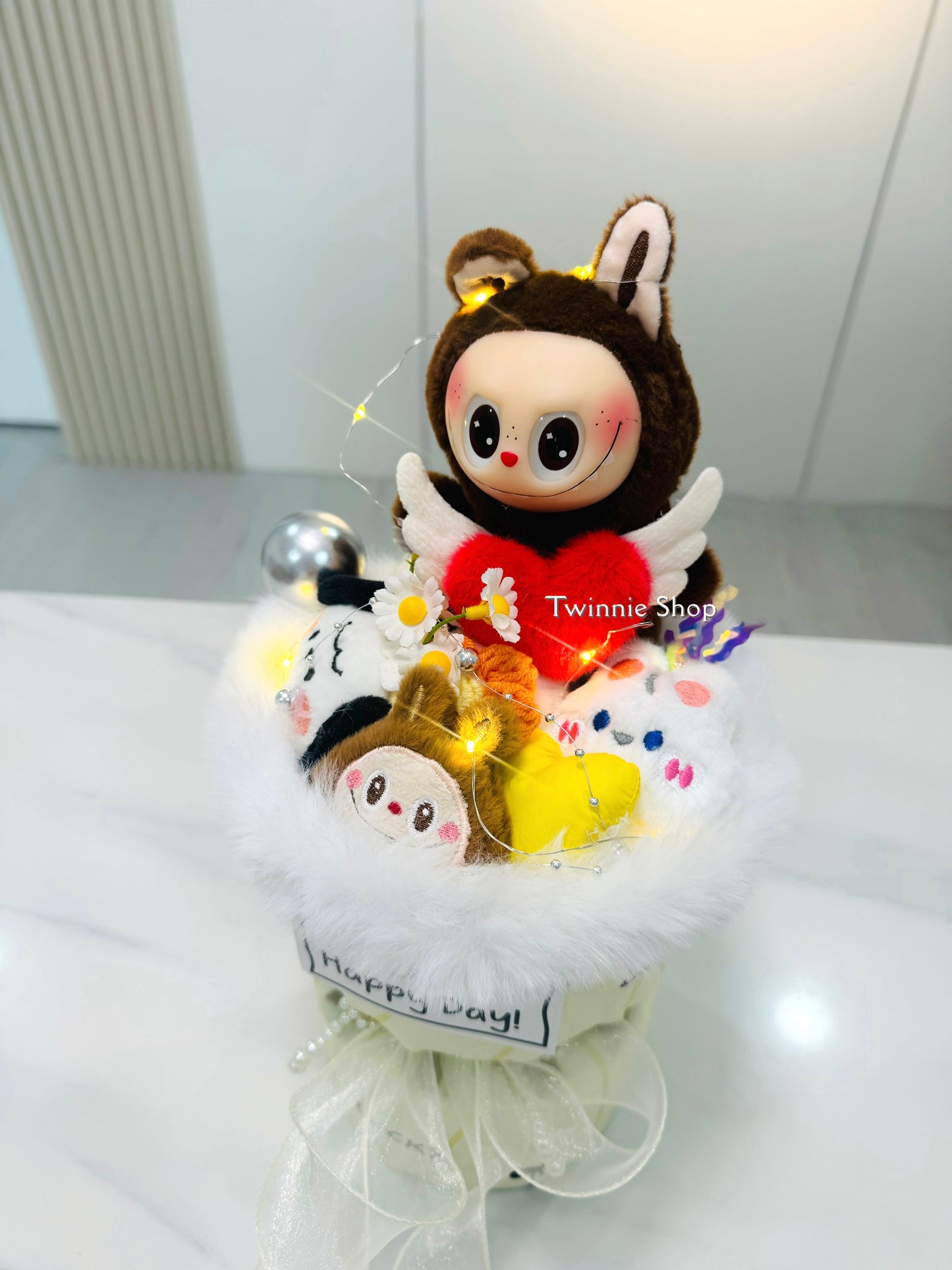 FW | Labubu brown flower bunch