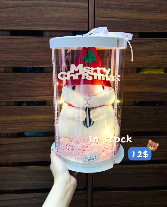 Xmas | Pink hamster small set