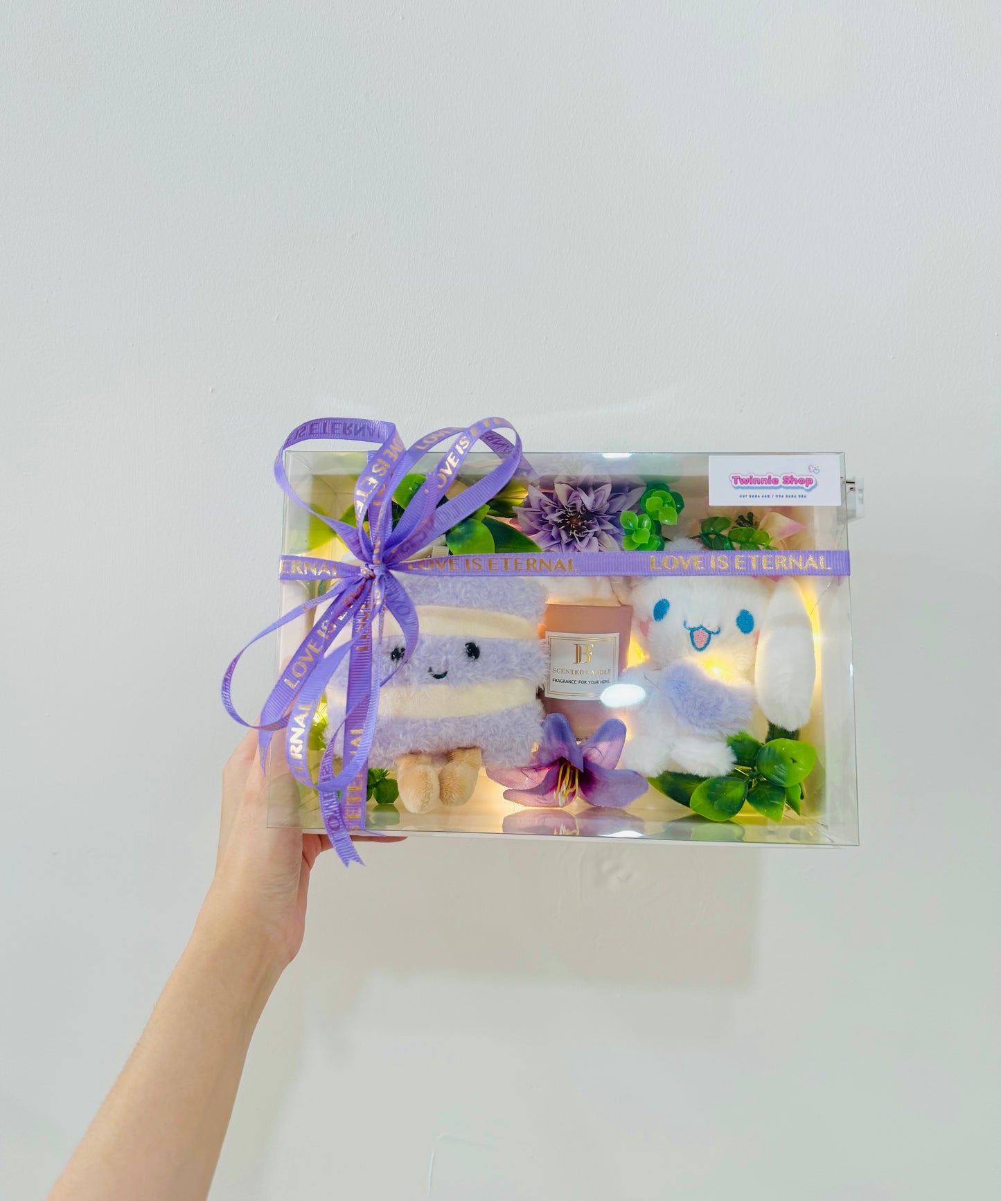 CD | Purple Keychain candle set