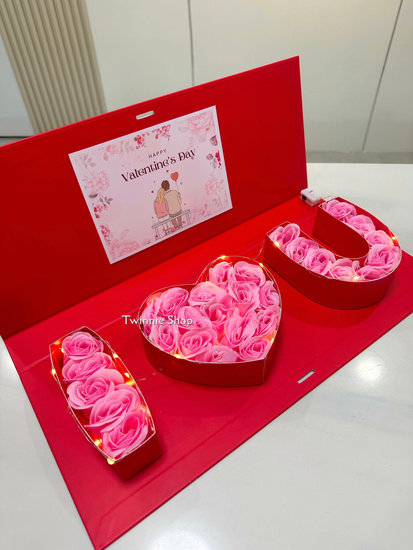 FWB | I love you rose flower box