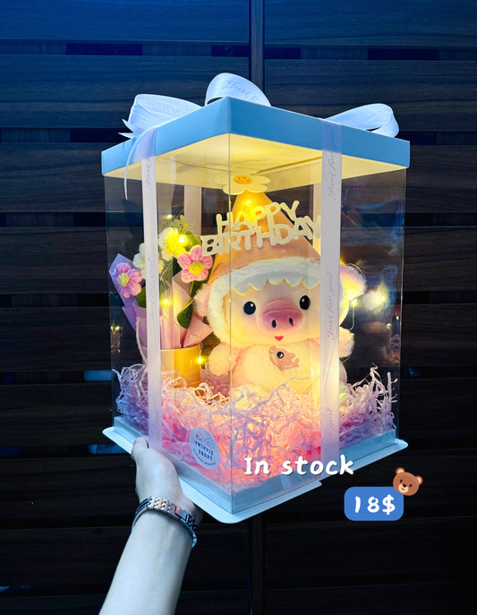 BD18 | shark pig birthday big set