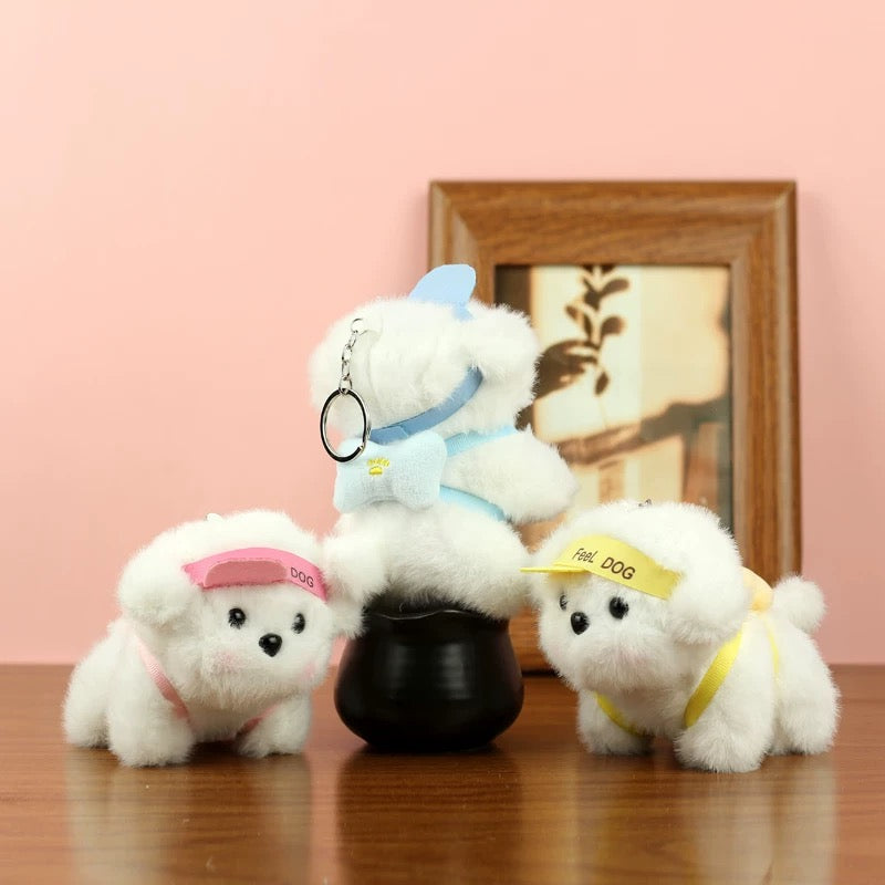 KEY | puppy hat keychain