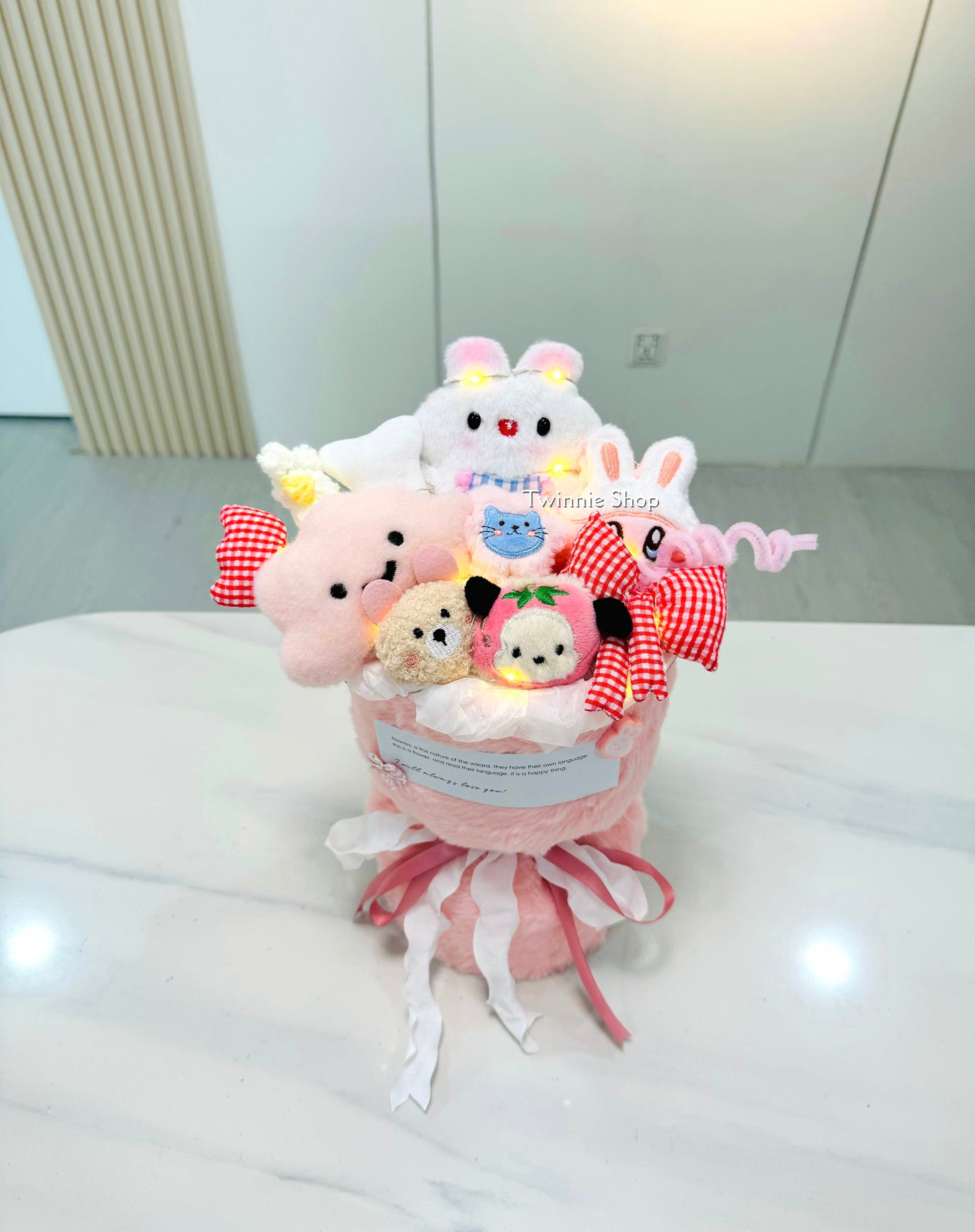 FW | Pink rabbit flower bunch