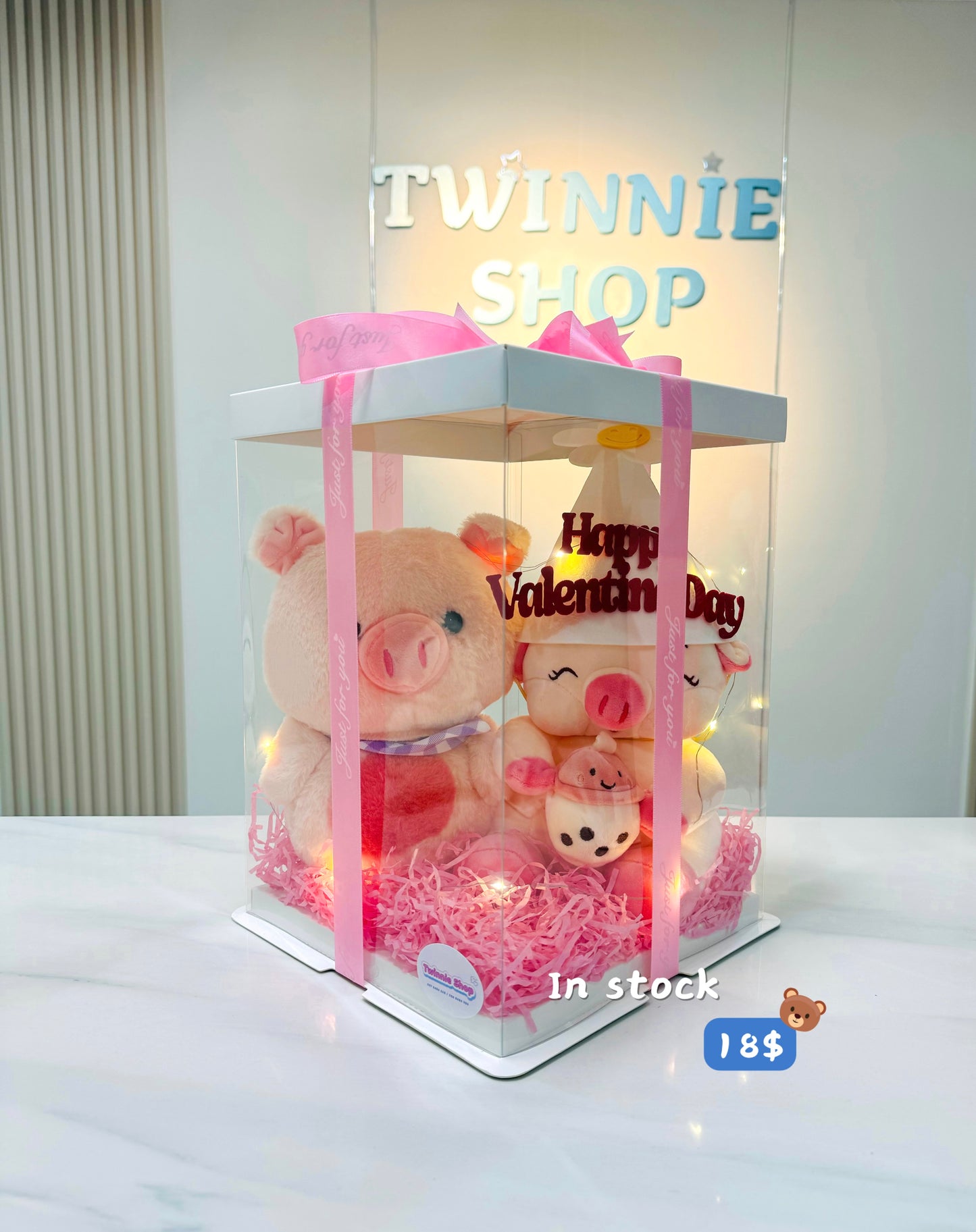 VLT | Pink piggy couple set