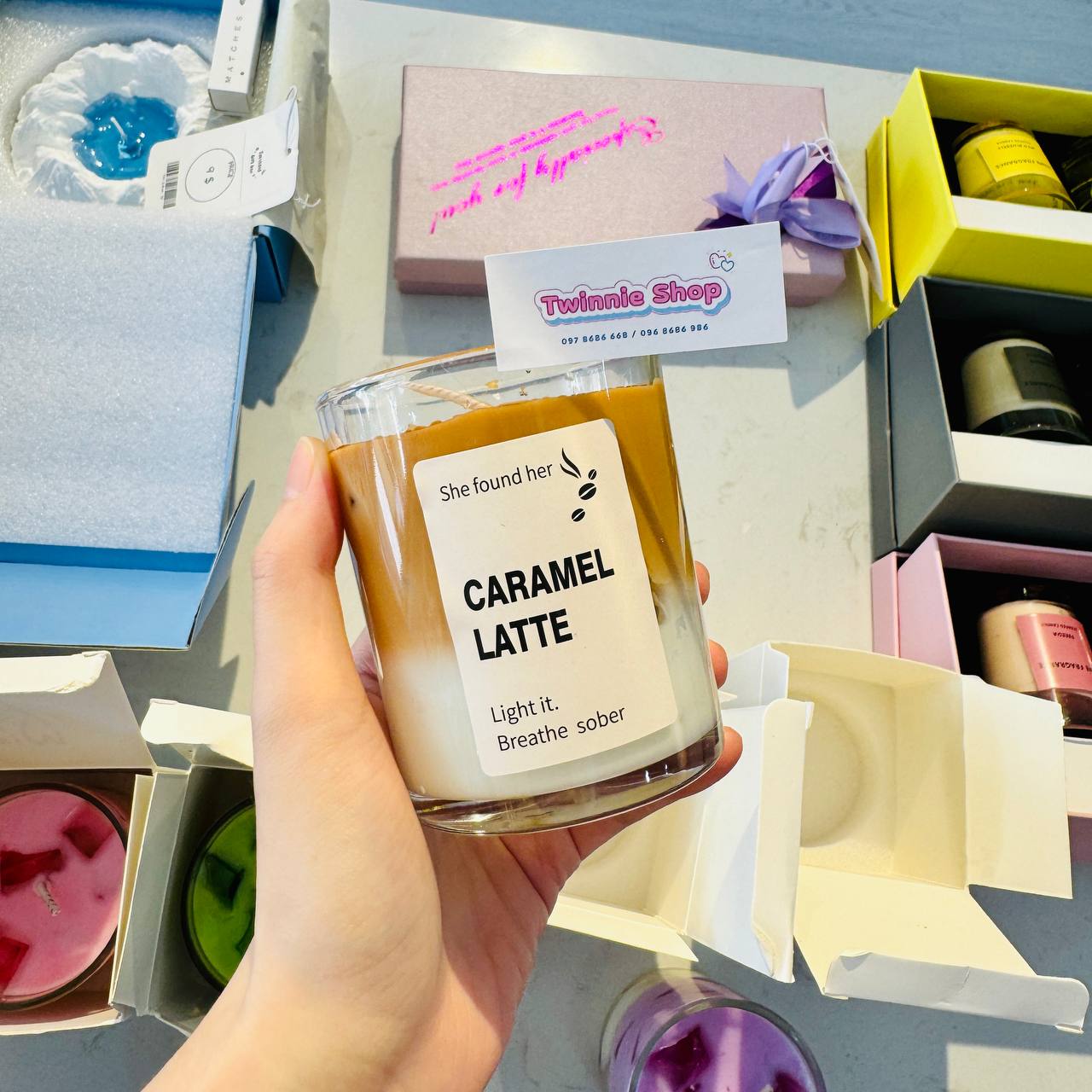 CD | Latte candle