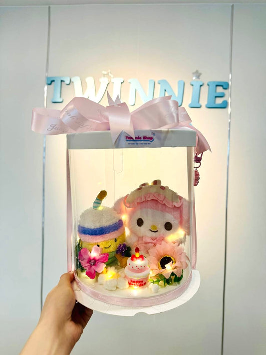 KCB | Couple birthday keychain set
