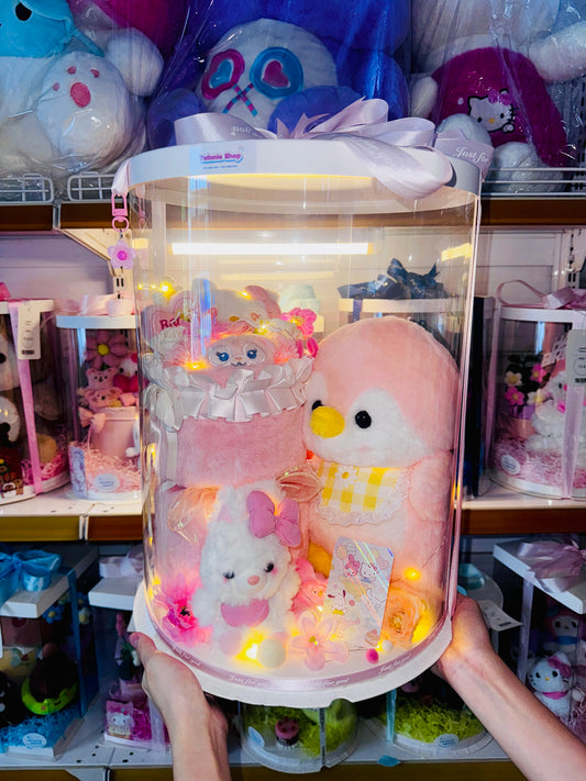 FWB | Pink penguin flower big set