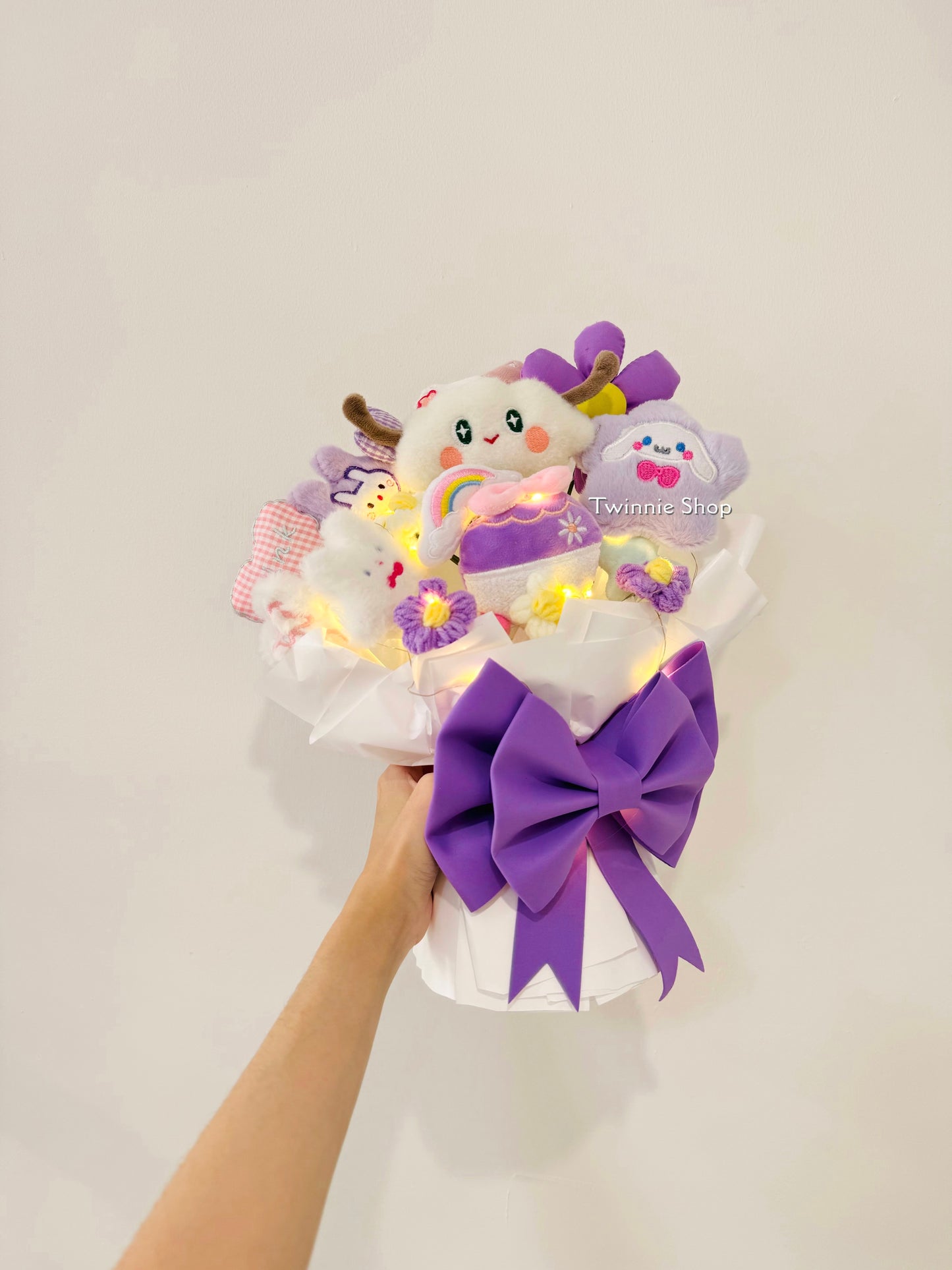 FW | Purple cloud ribbon bunch