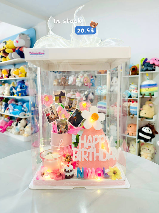 CD | Candle birthday flower set