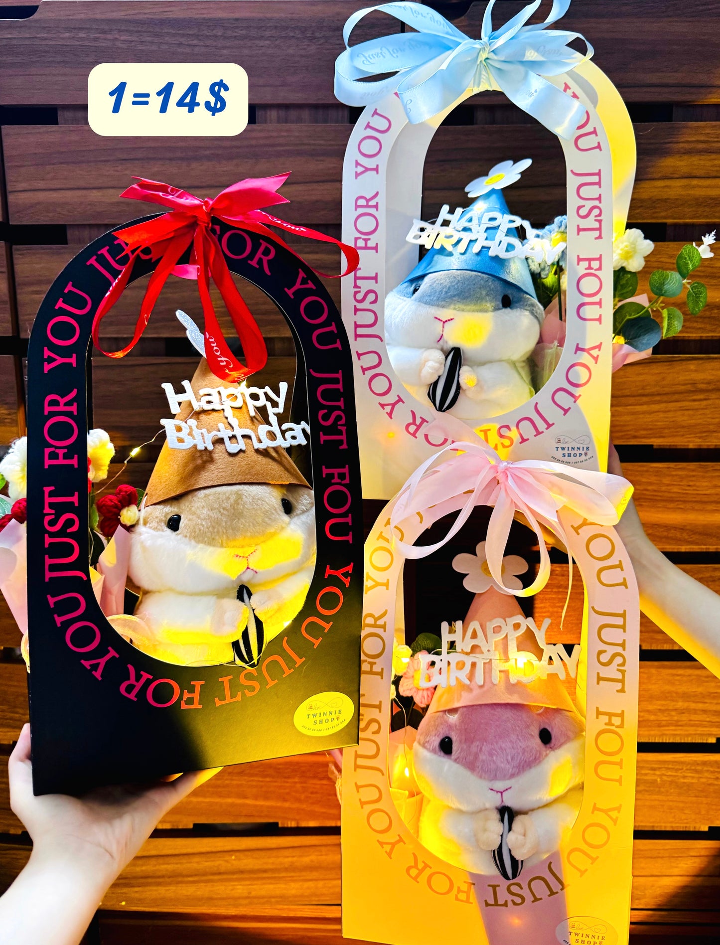BD14 | Hamster birthday gift bag
