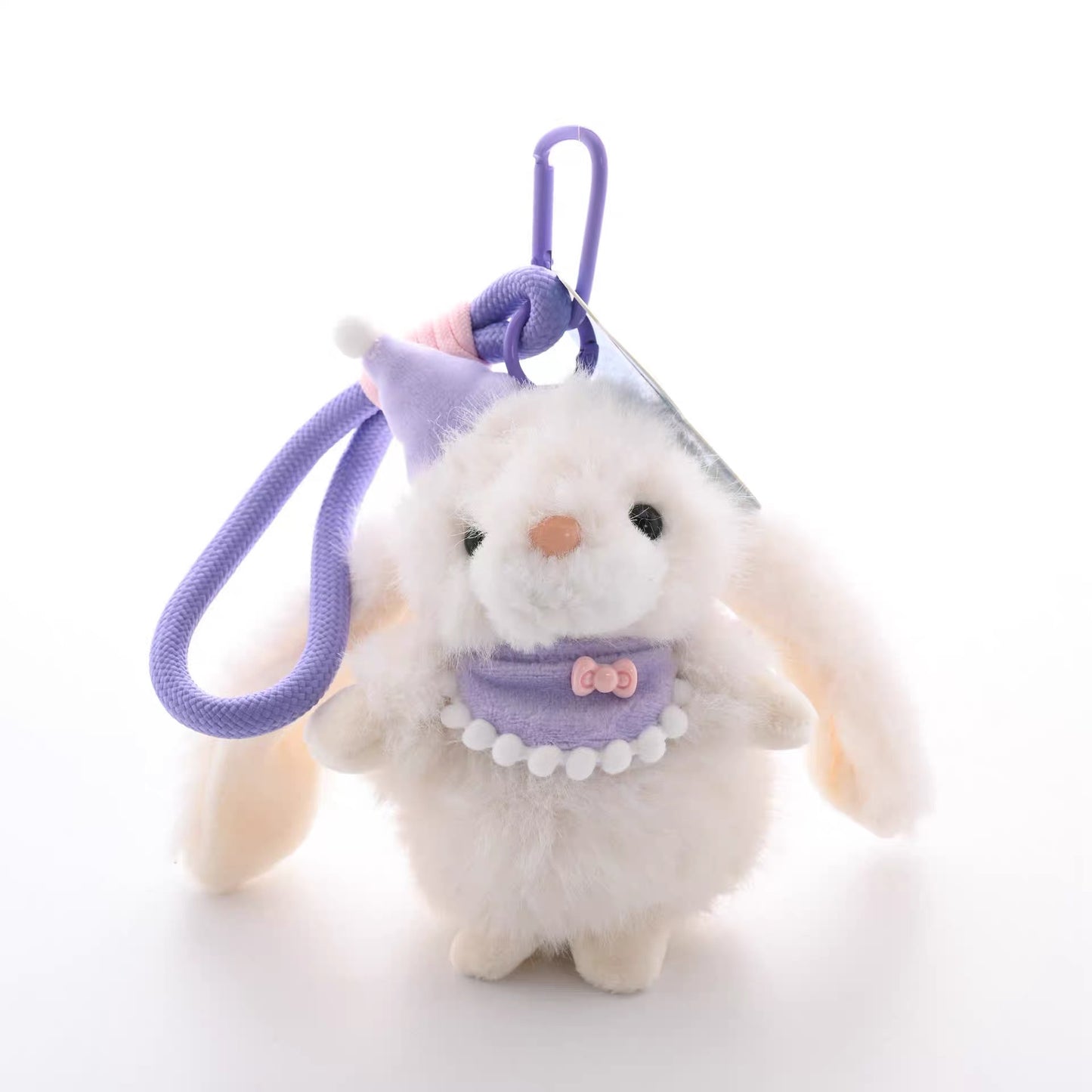 KEY | White bunny keychain