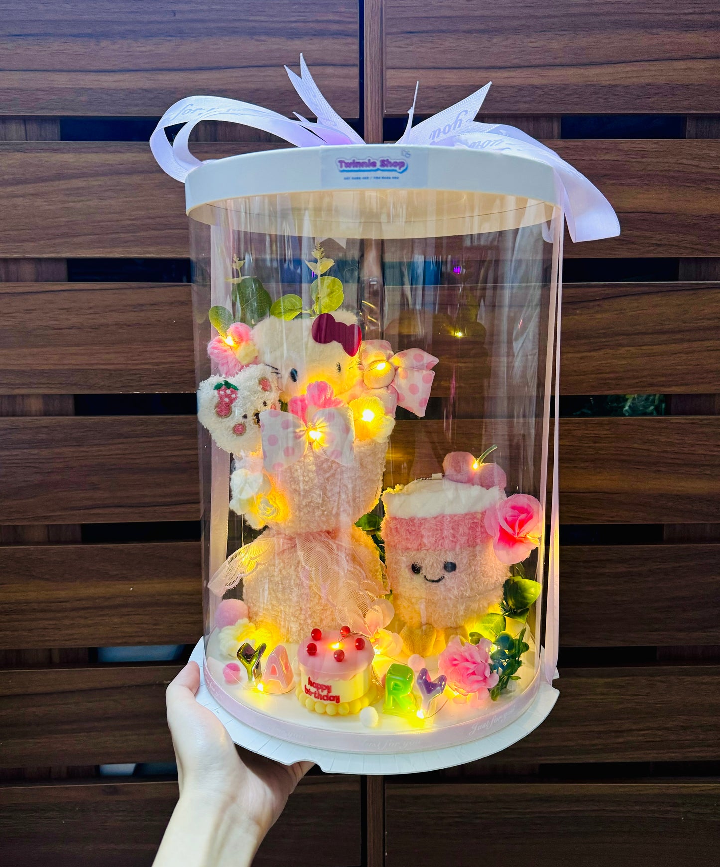 FWB | Pink birthday flower set