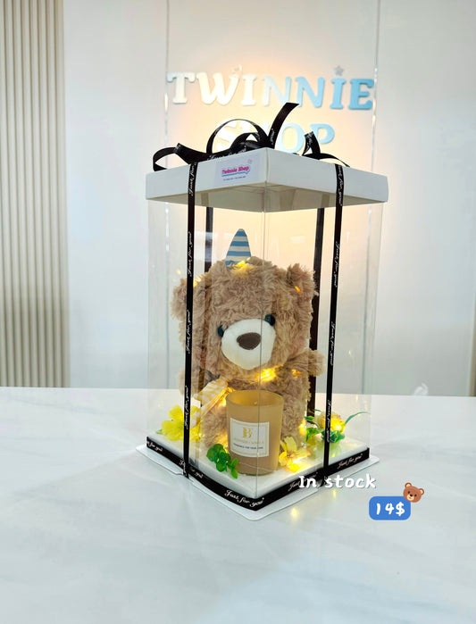 CD | Brown Bear candle set