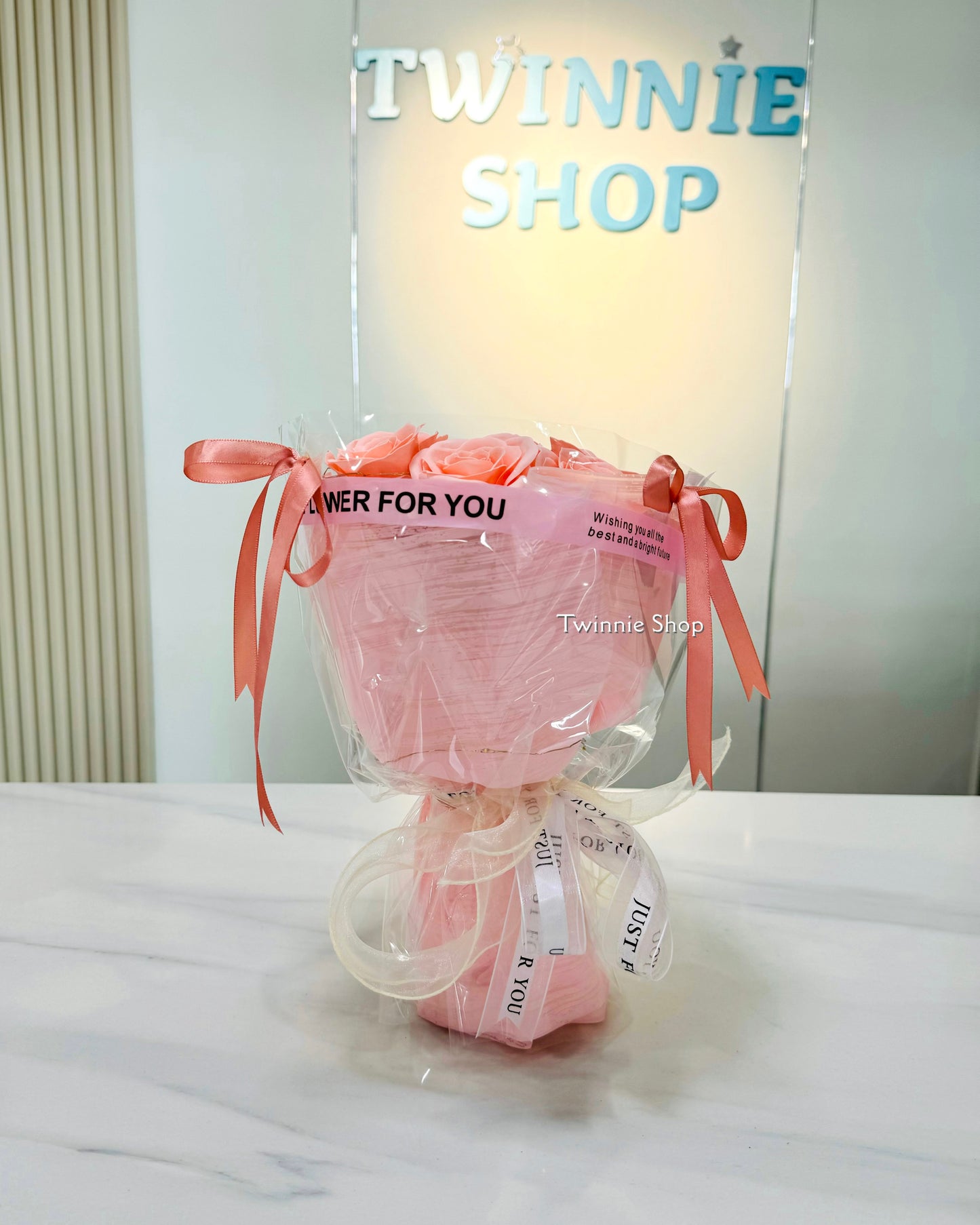 FW | Pink rose flower bunch