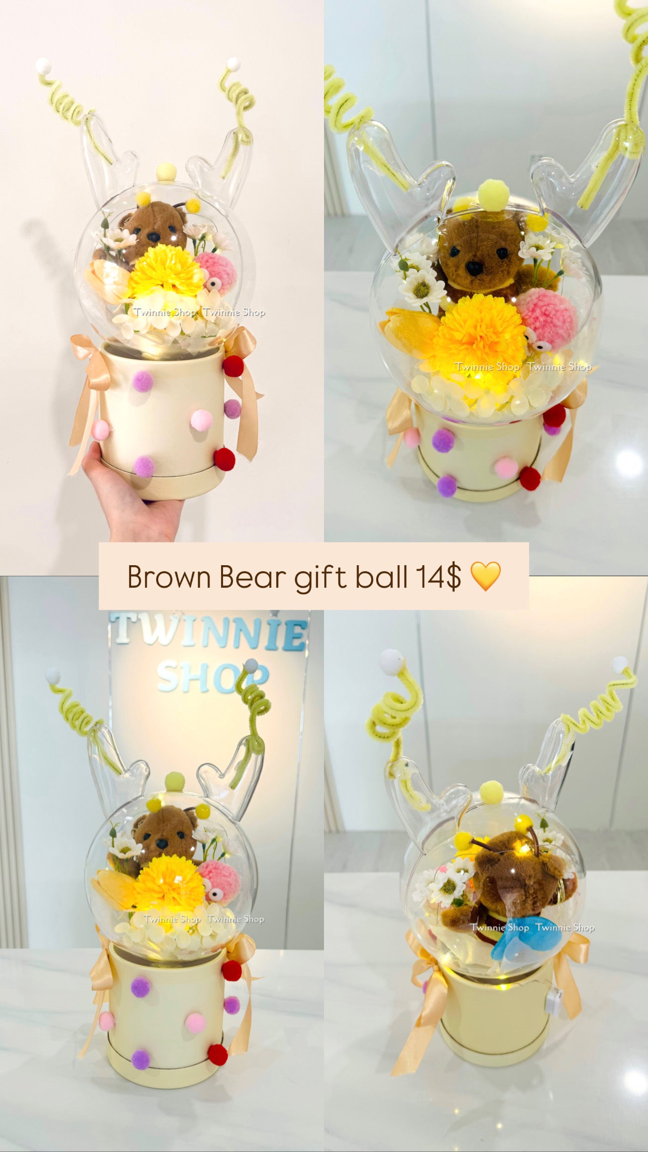 FW | Bear flower ball