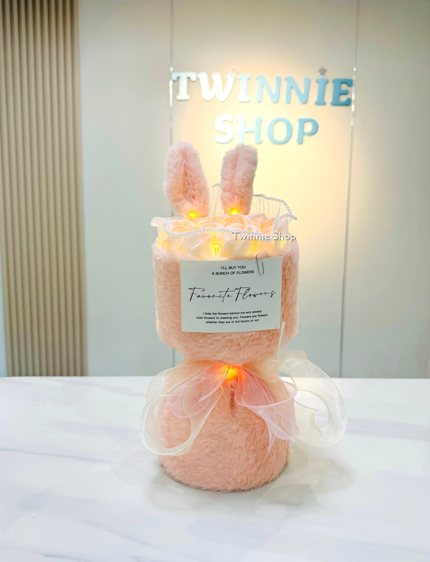 FW | Rose rabbit flower bunch
