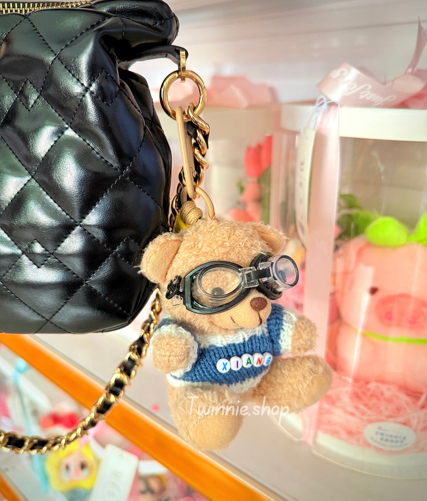 KEY | Brown Bear name keychain