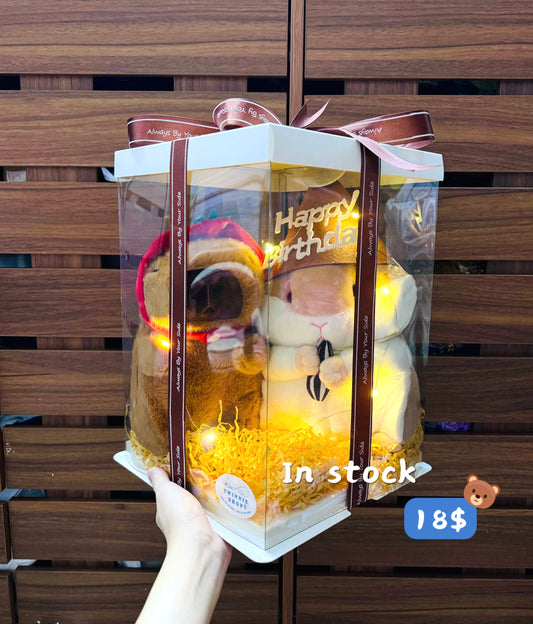 CPBBD | Capybara birthday couple set