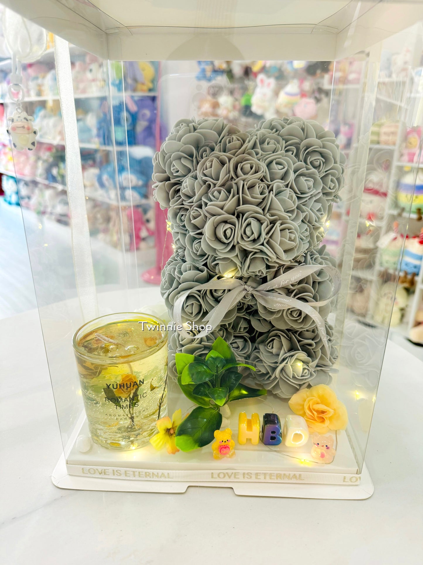 FWB | Rose bear candle set