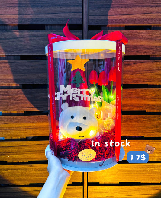 Xmas | Ice bear Tulip gift box