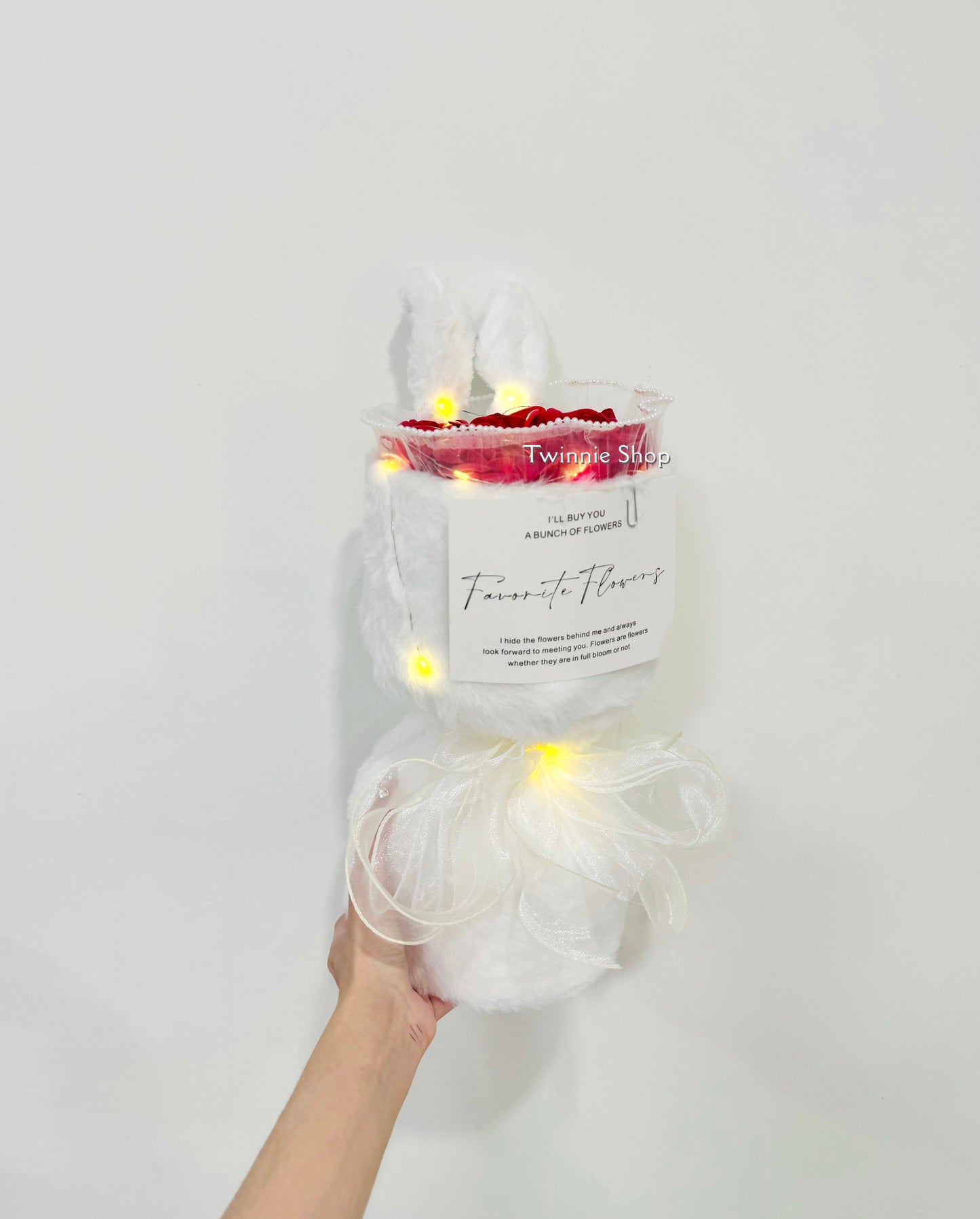 FW | Rose rabbit flower bunch