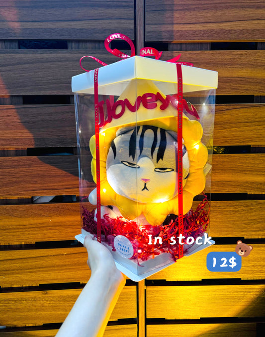 ILY | Sunflower cat I love you gift set