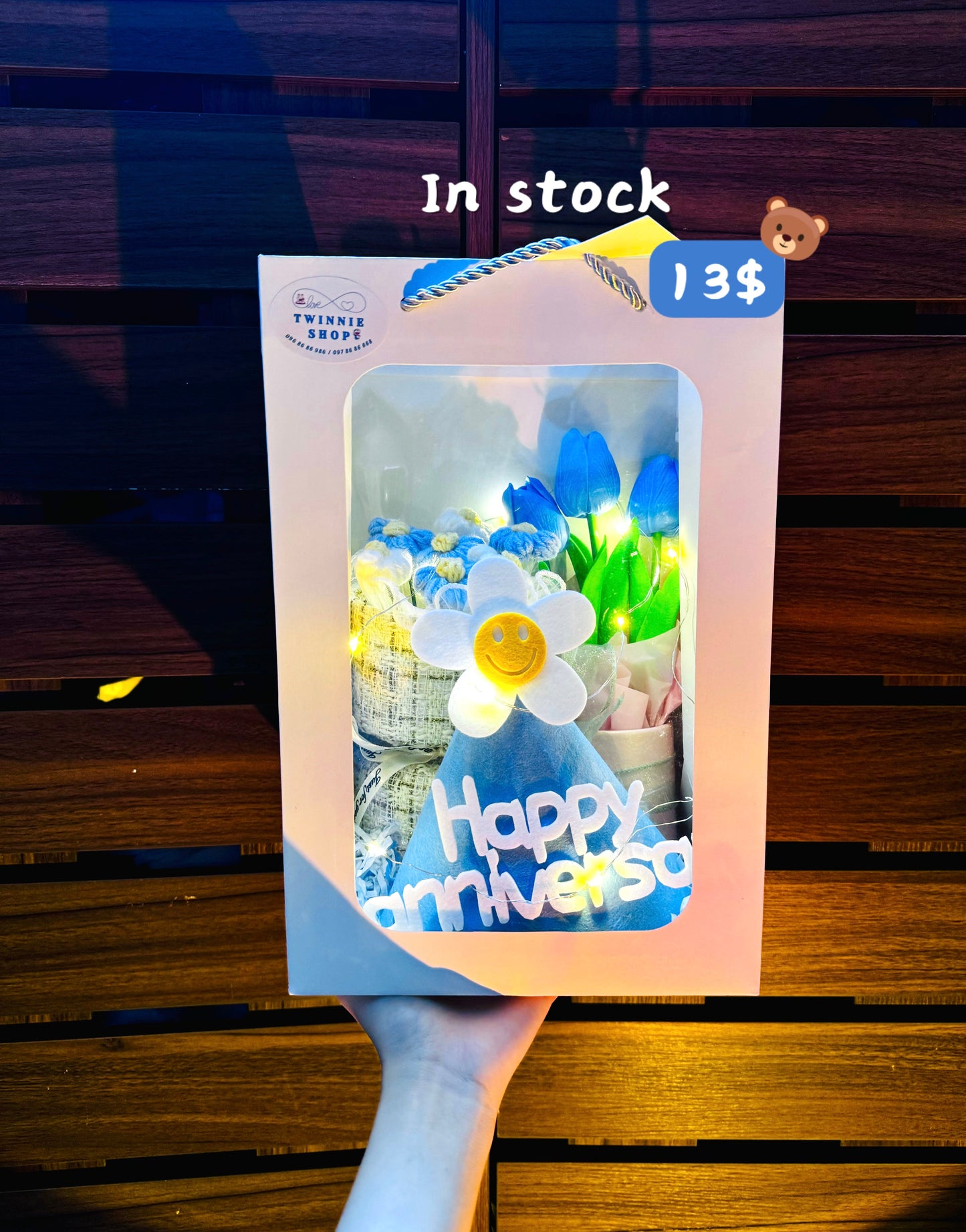 FWB | Mix flower hat gift bag