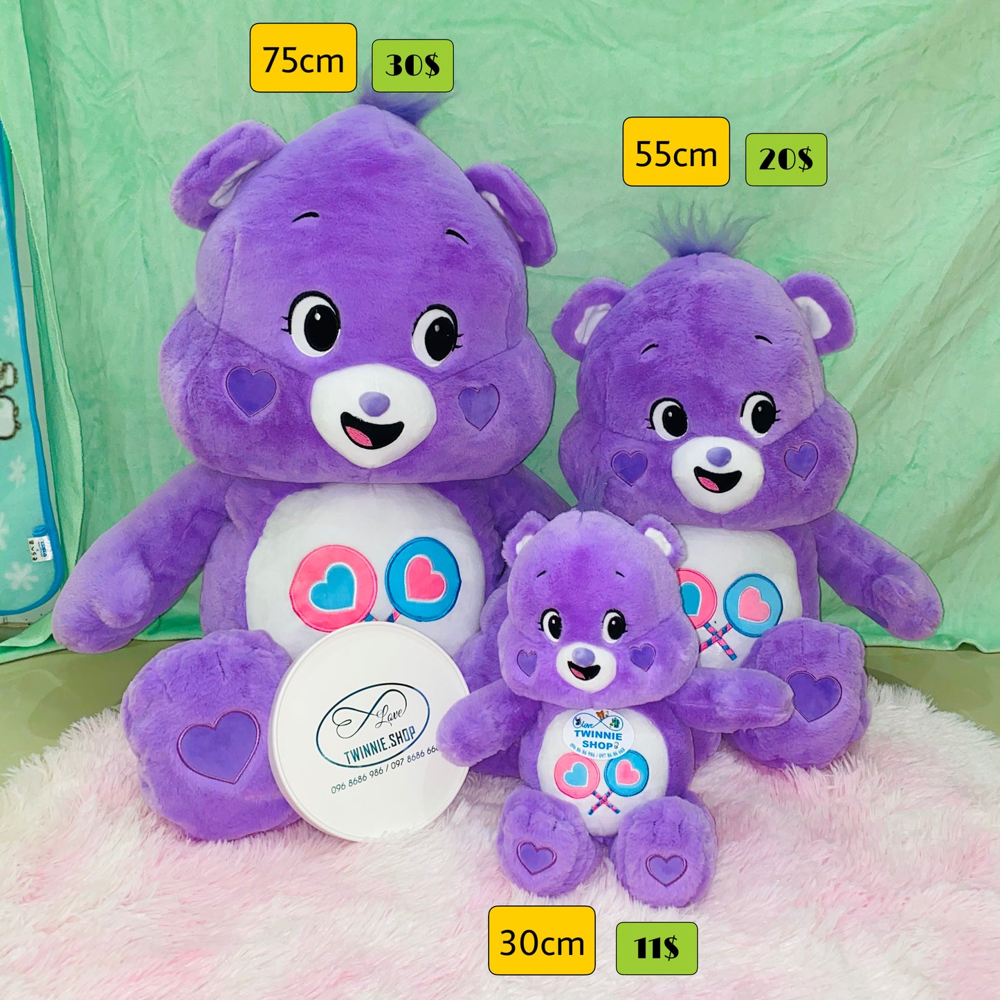 BT | Care bear all size