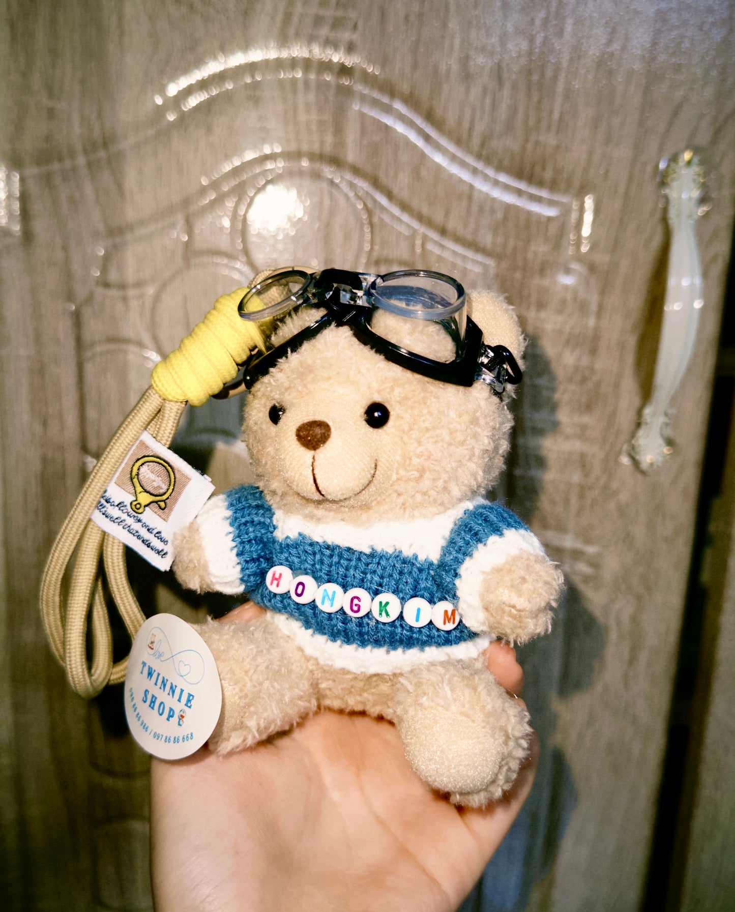 KEY | Brown Bear name keychain